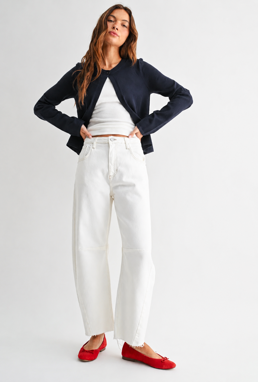 The Seamed Barrel Jeans