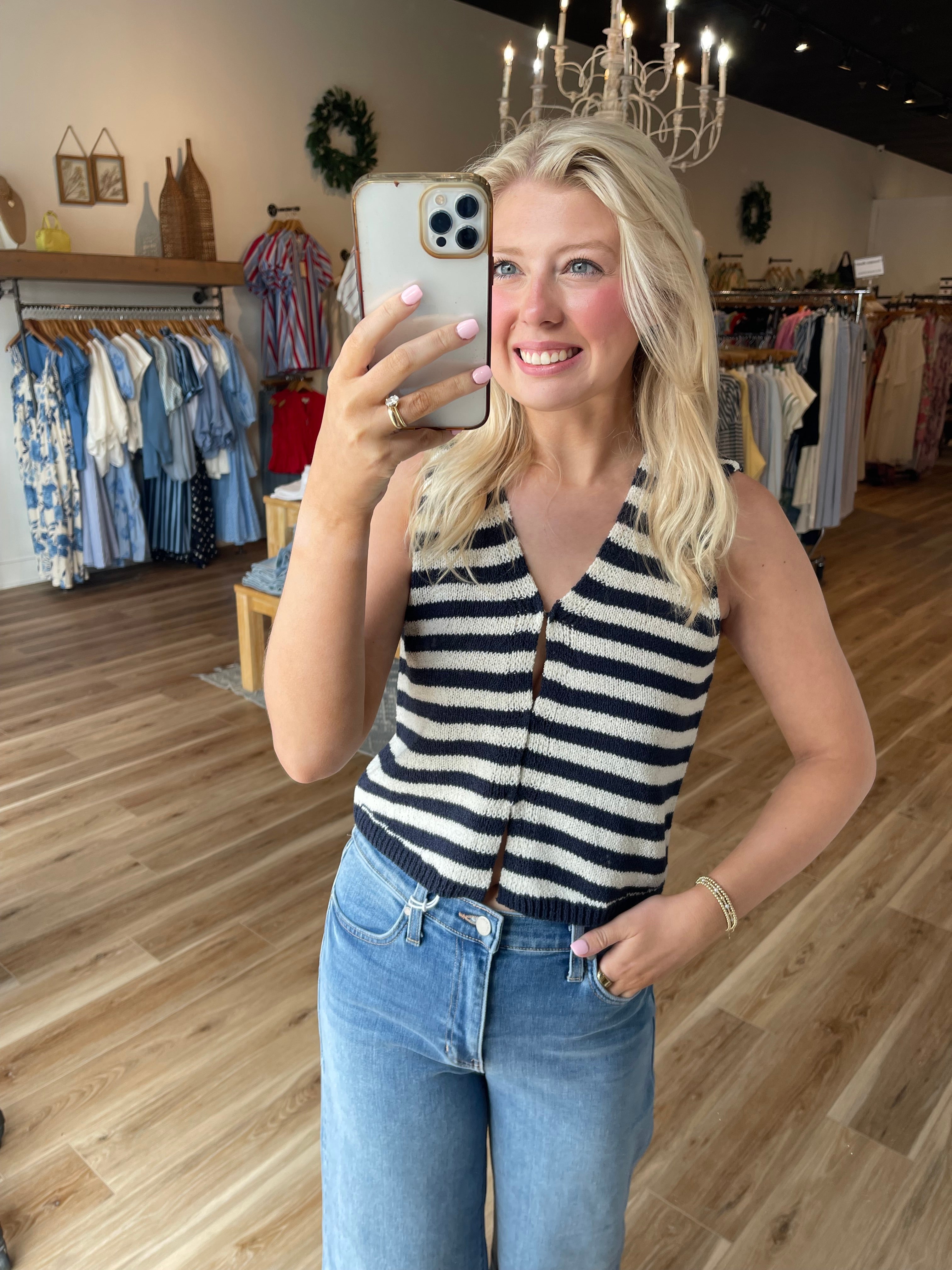 Jessa Striped Top