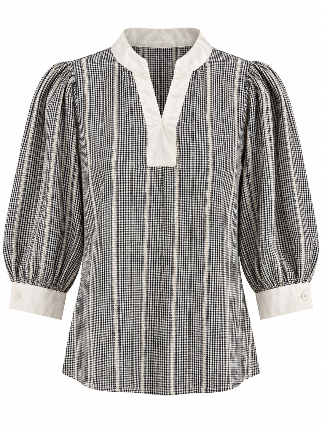 Mandy Gingham Blouse