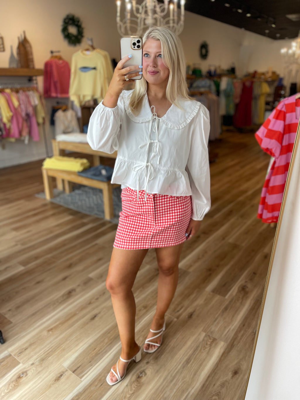 The Micro Mini Skirt - Gingham