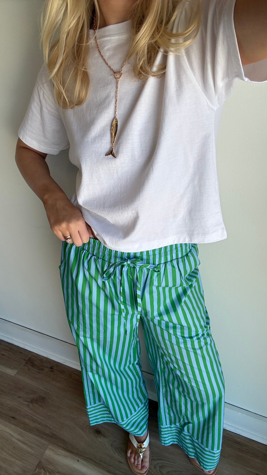 Cora Striped Pants