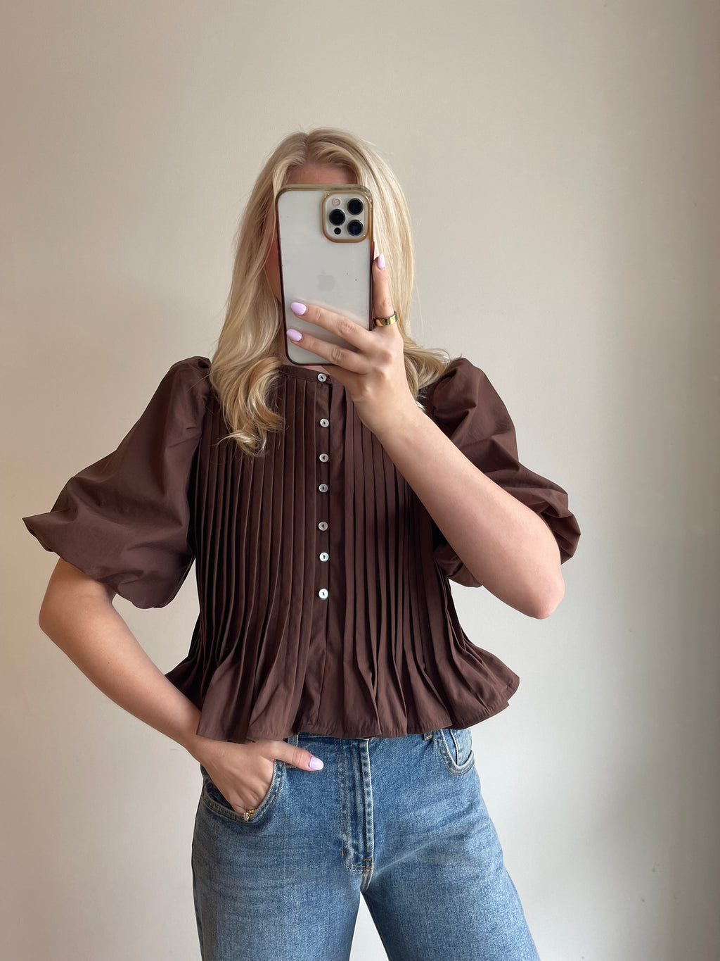 Emmaline Peplum Blouse