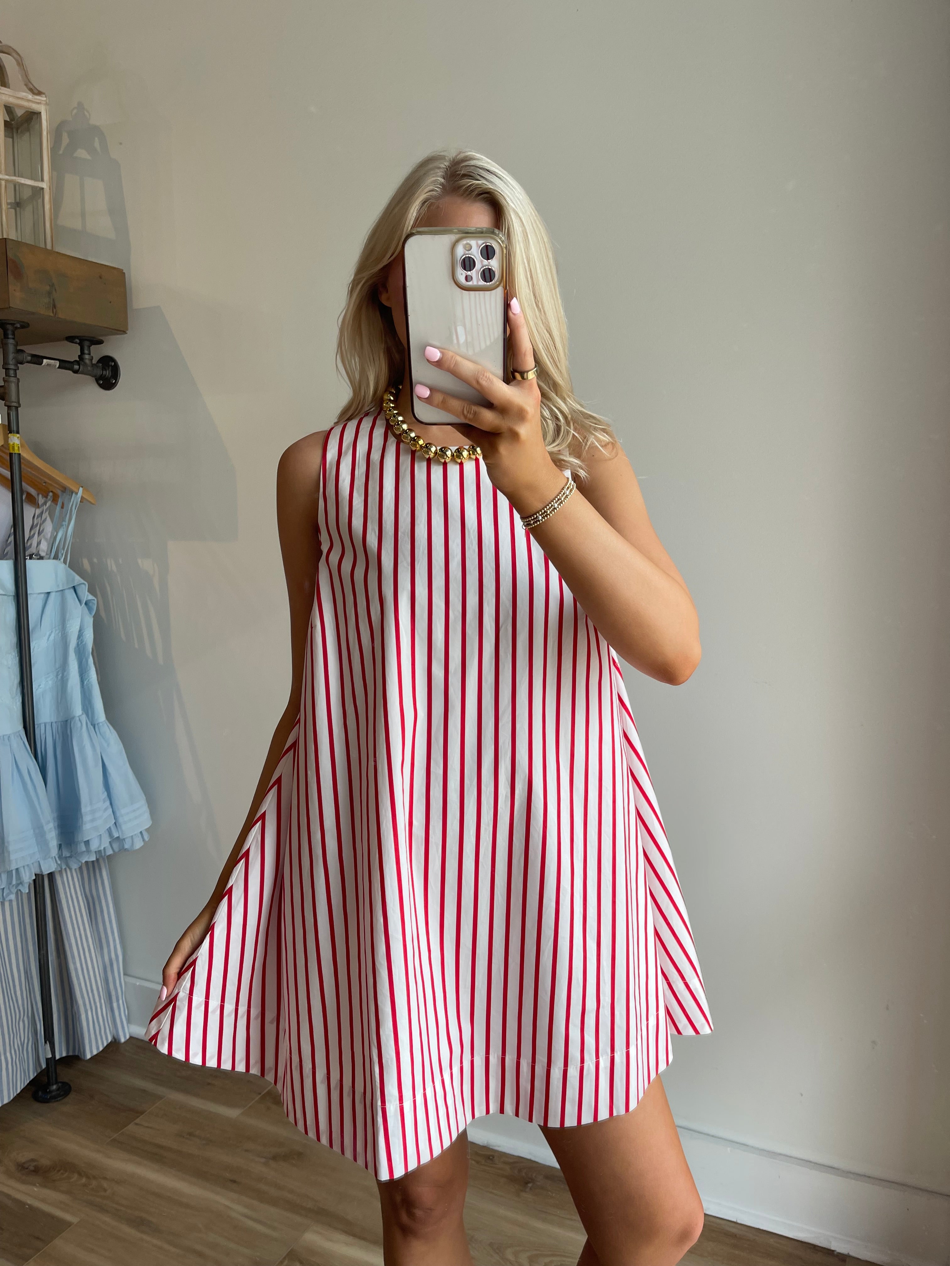 Riley Stripe Mini Dress