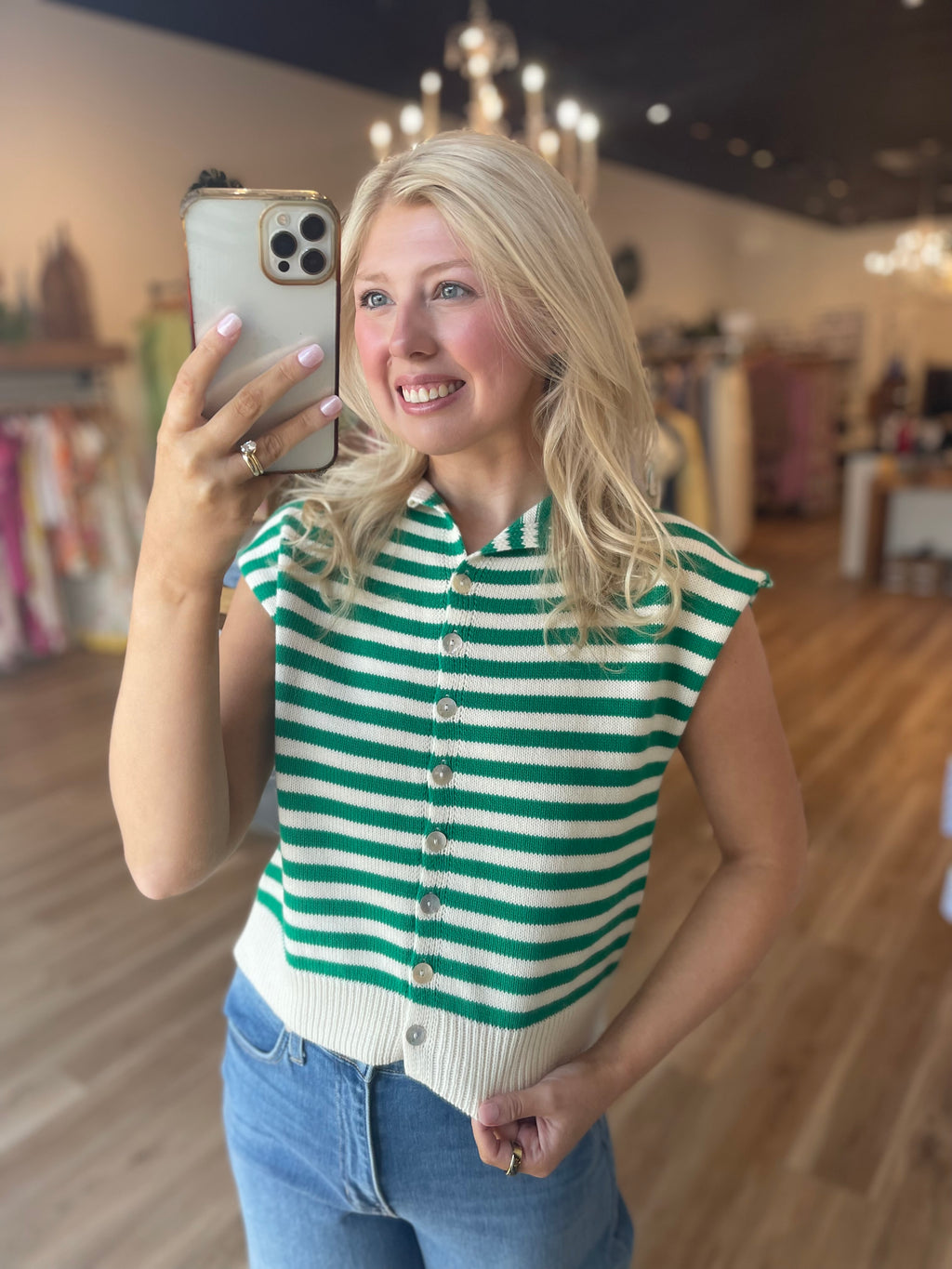 Mallory Stripe Top