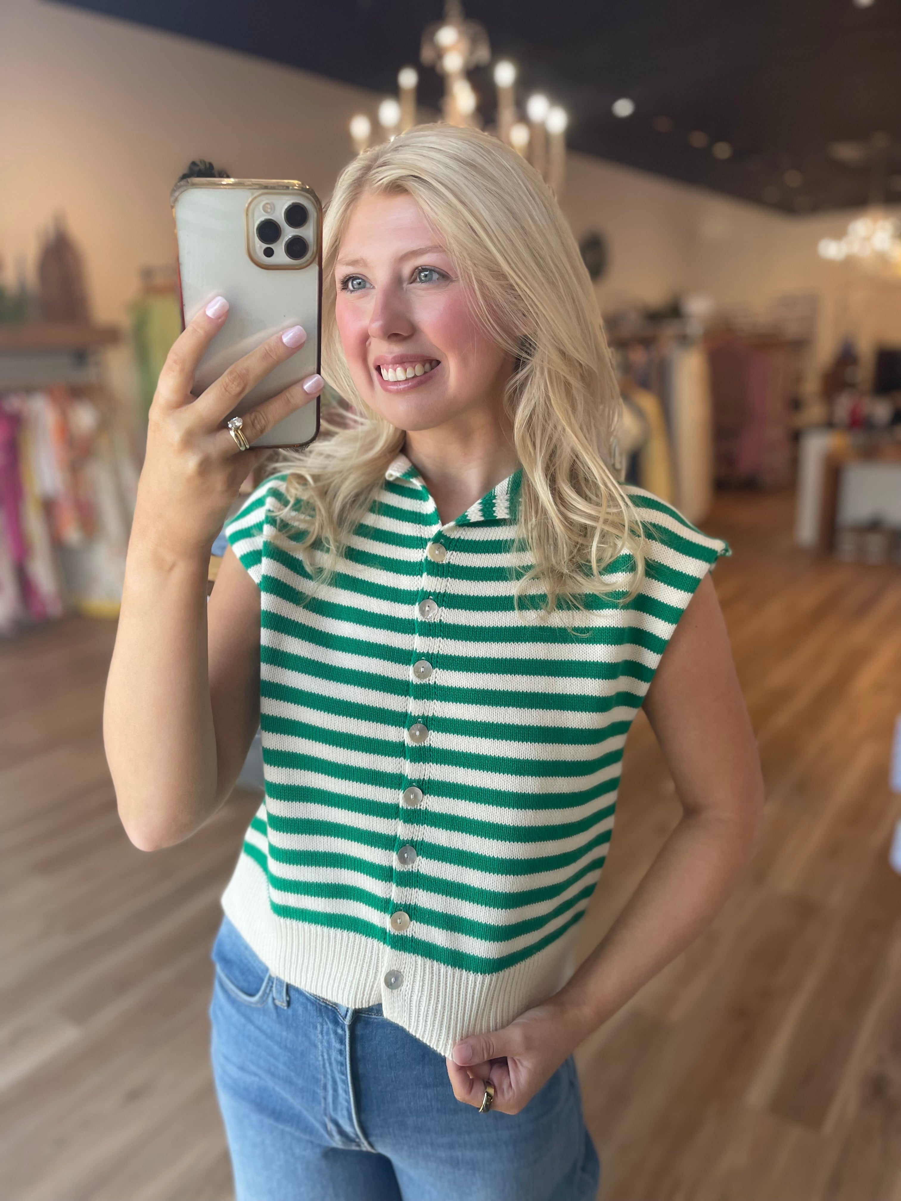 Mallory Stripe Top