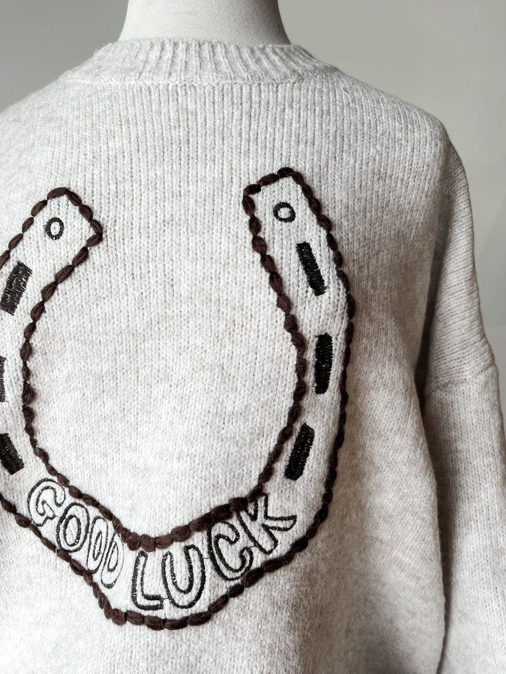 Good Luck Horseshoe Sweater
