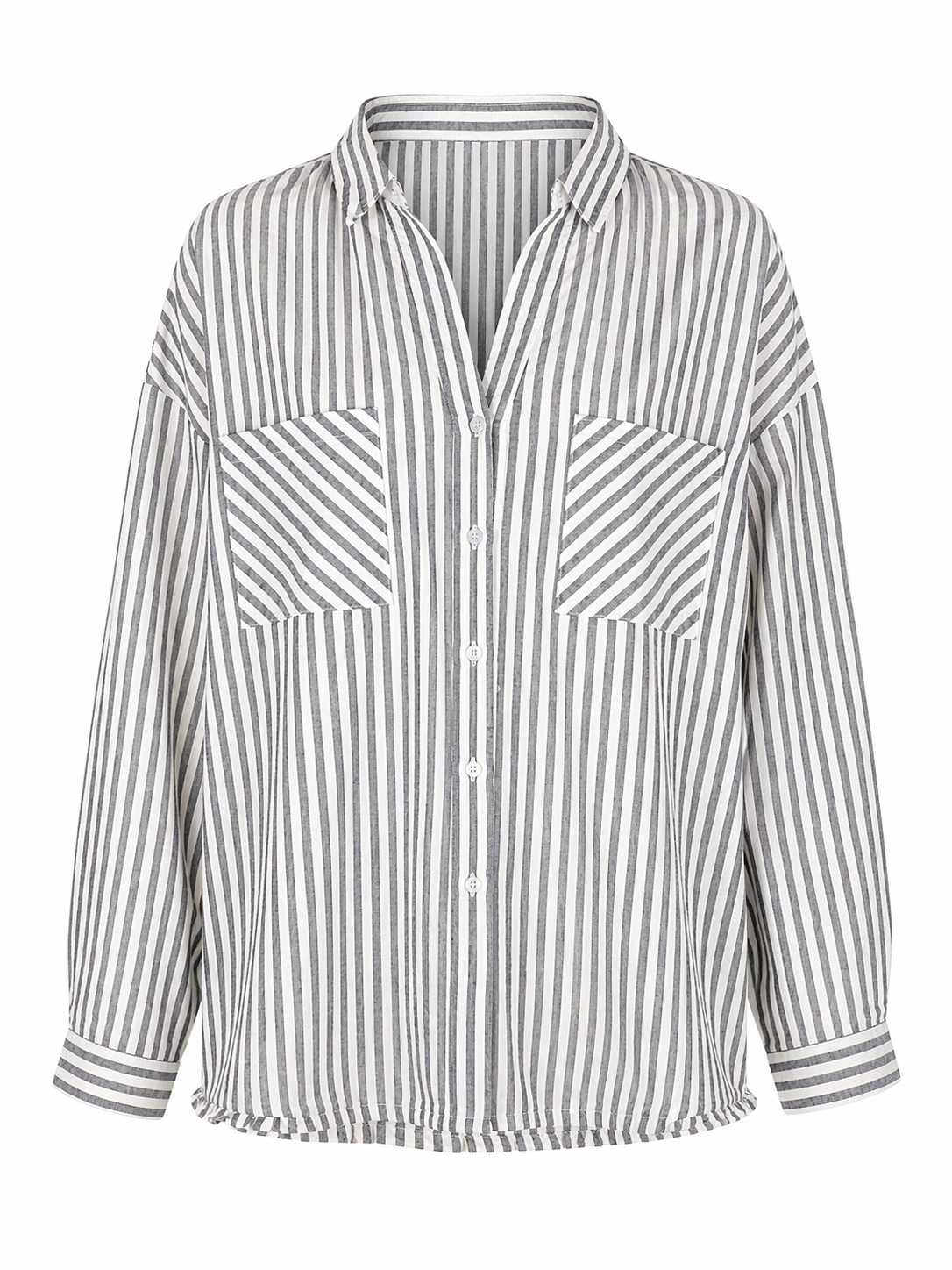 Mya Striped Button Down Top