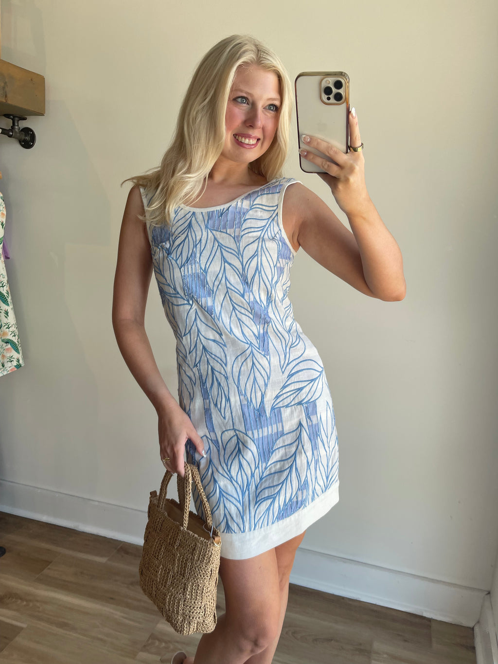 Christelle Embroidered Mini Dress