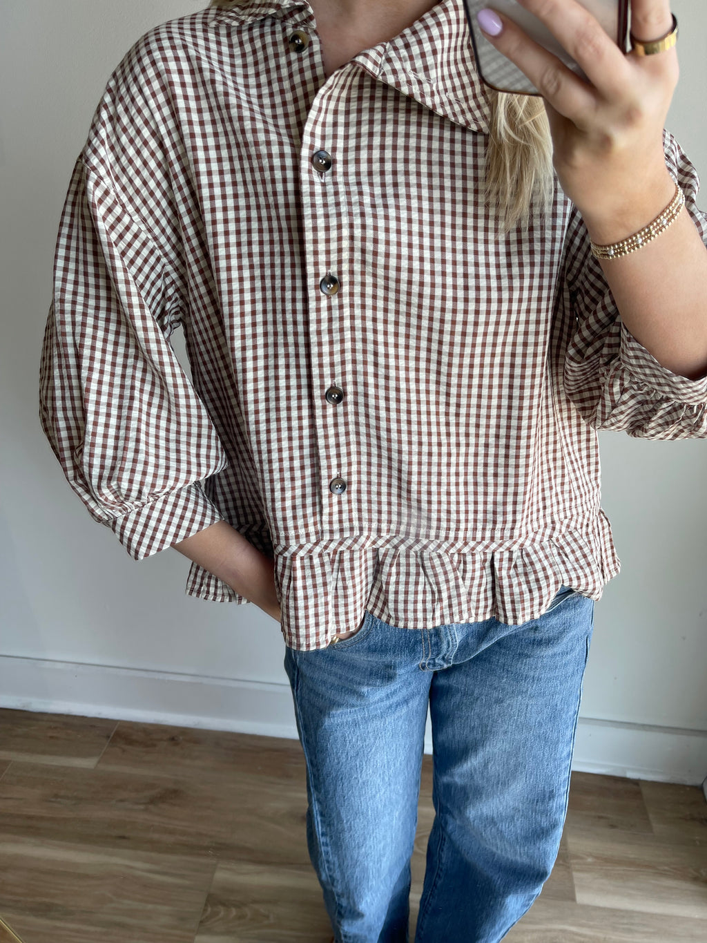 Miller Gingham Top