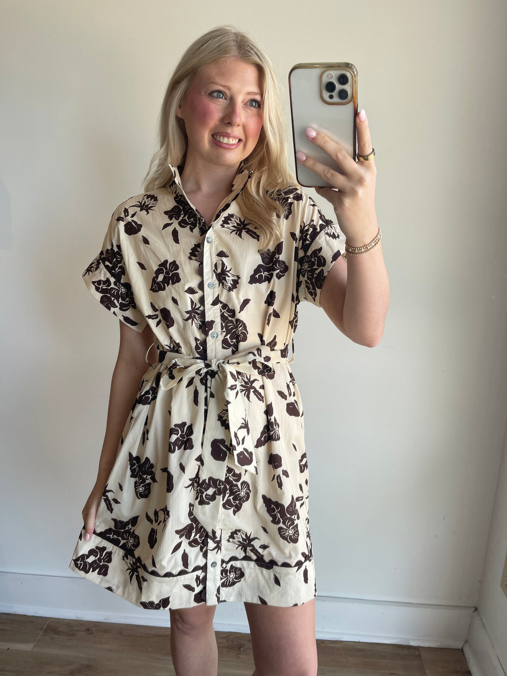 Barbara Flora Mini Dress