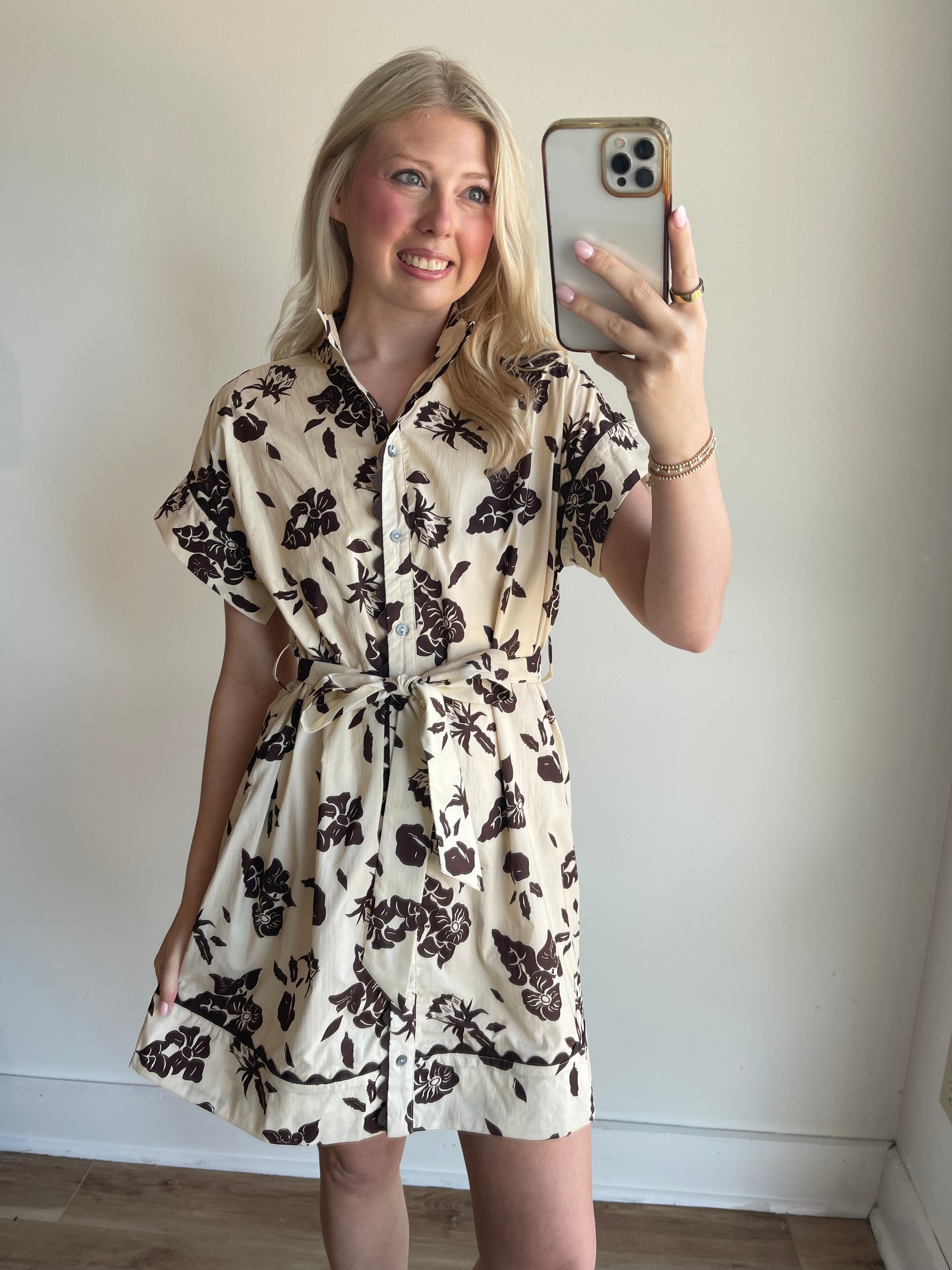 Barbara Flora Mini Dress