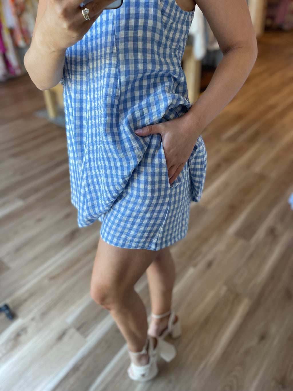 Farah Gingham Romper