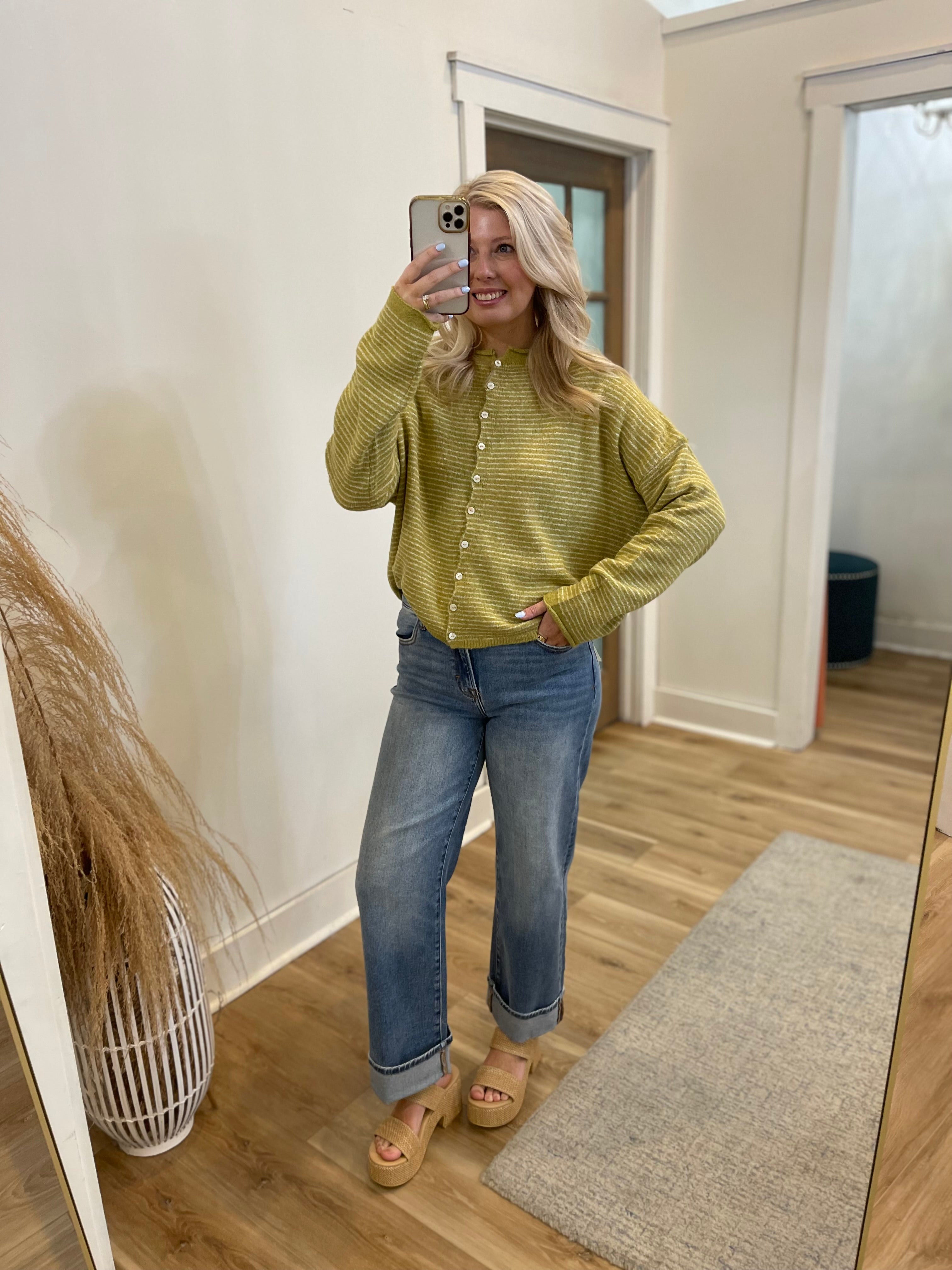 Ella Pin Stripe Cardigan