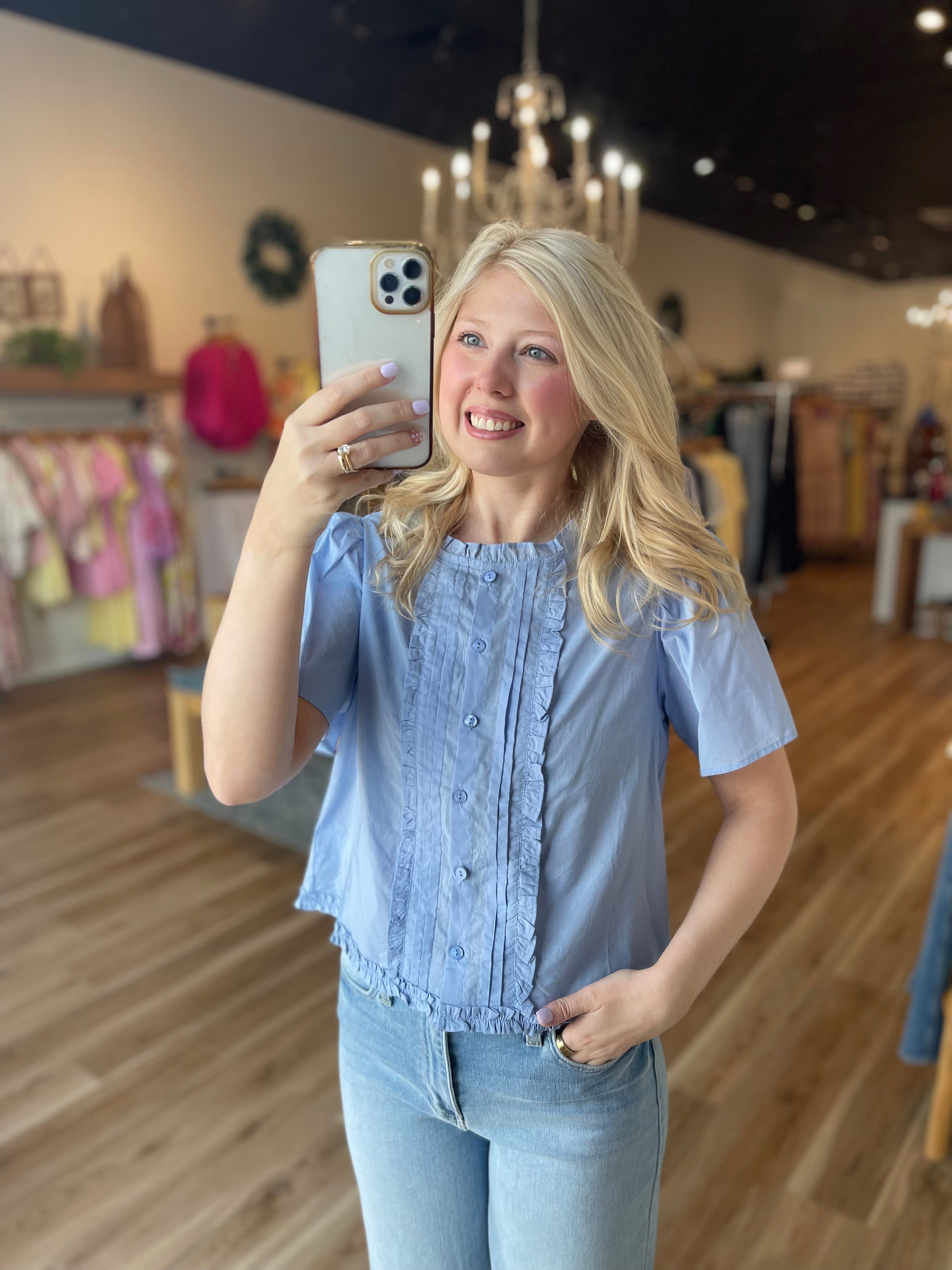 Penelope Ruffle Blouse