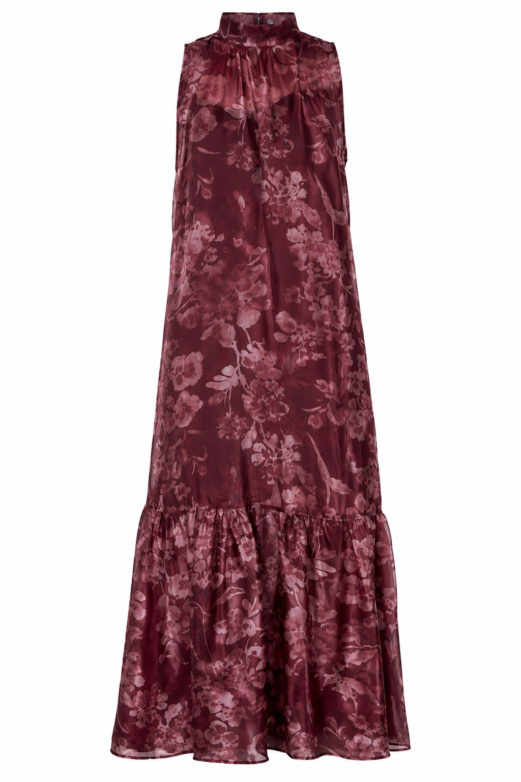 Organza Floral Maxi Dress