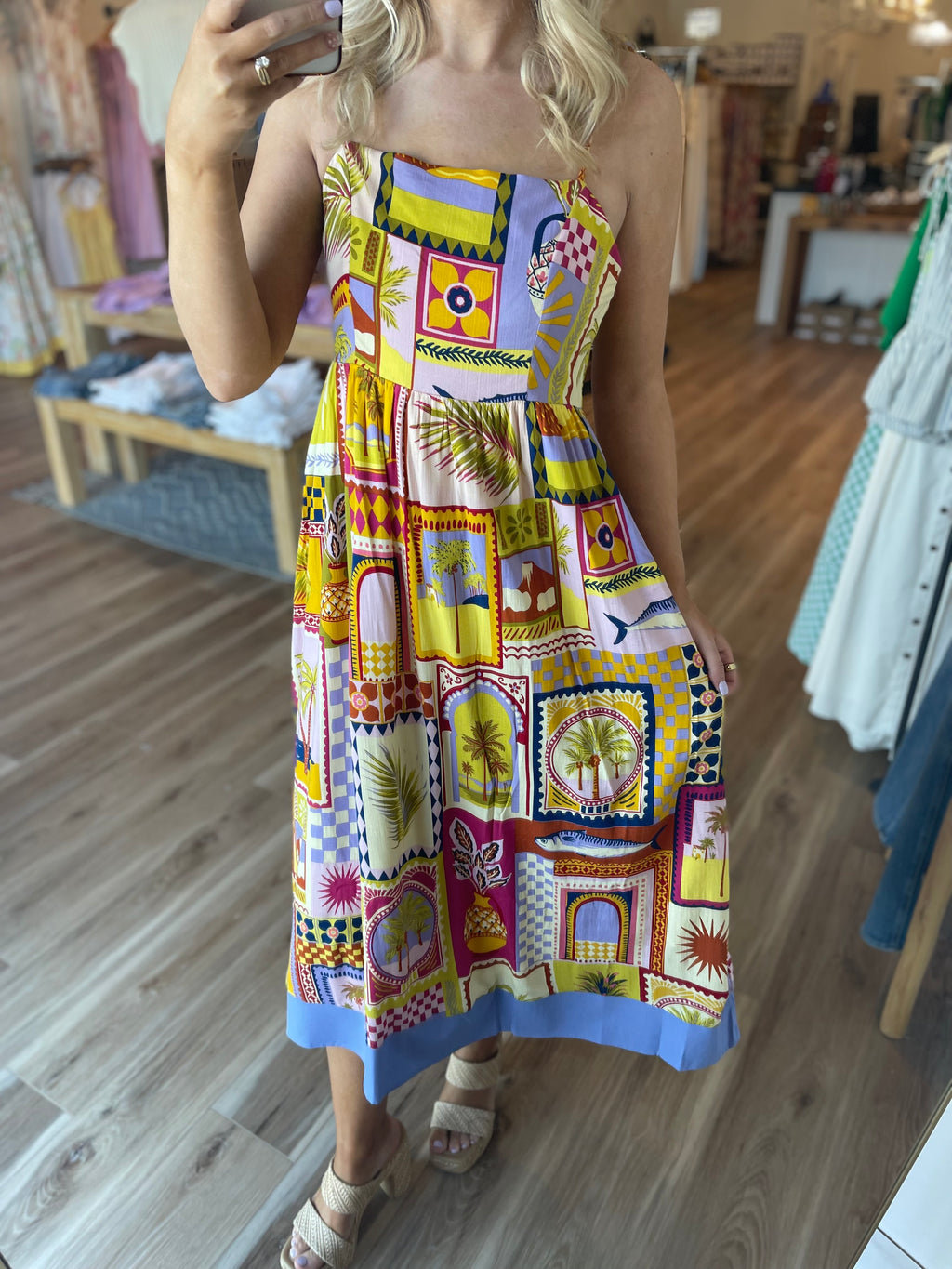Talmar Postcard Midi Dress