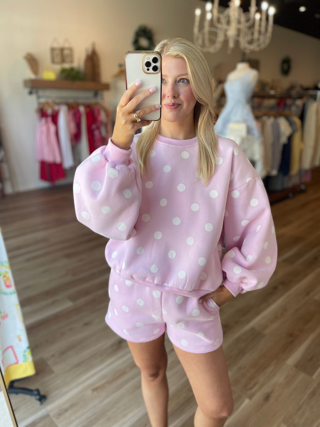 Polka Dot Short Set