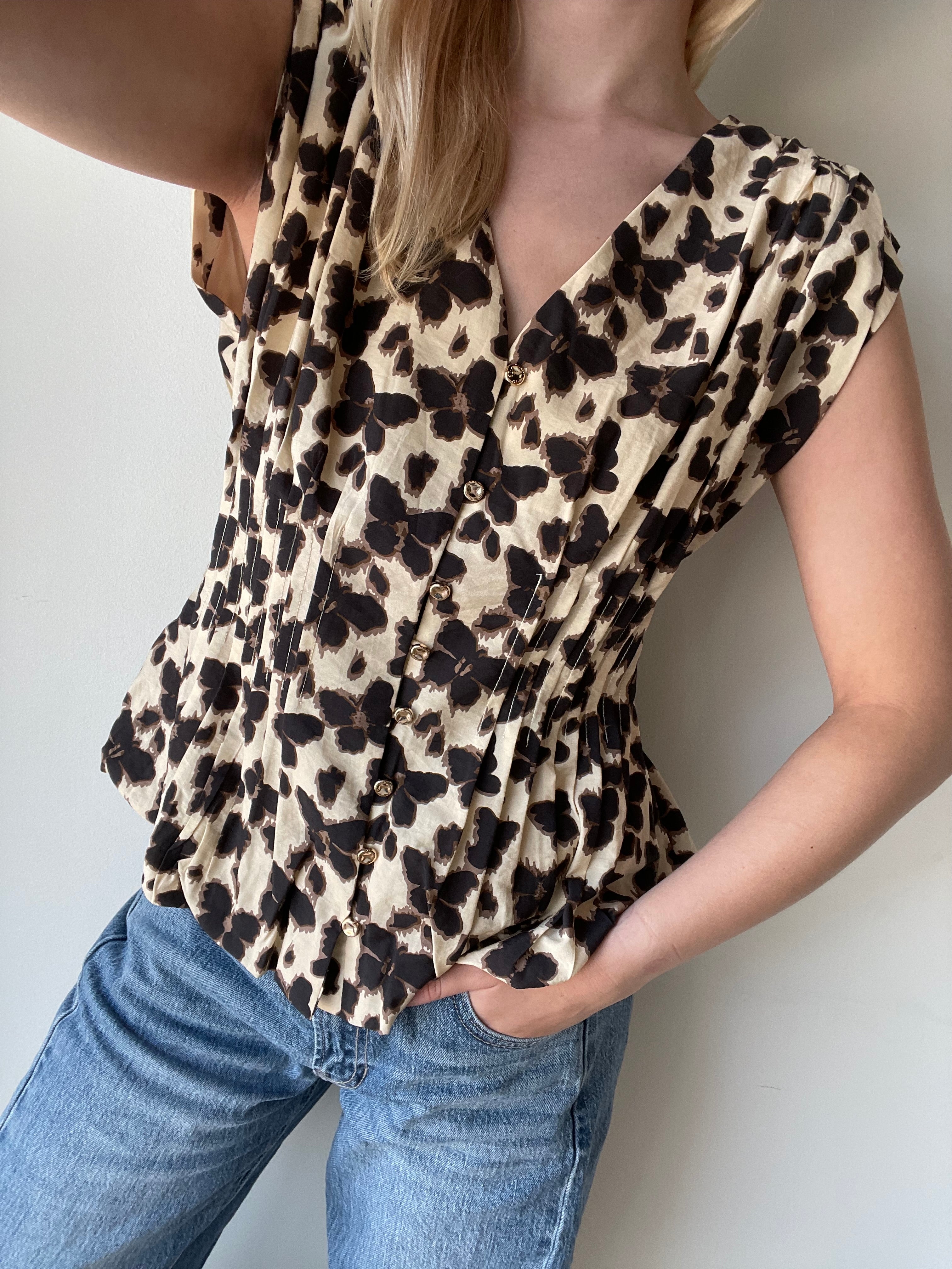 Chelsea Cheetah Top