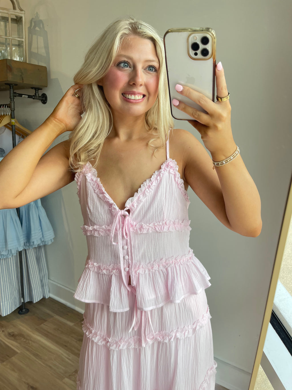 Cameron Ruffle Top