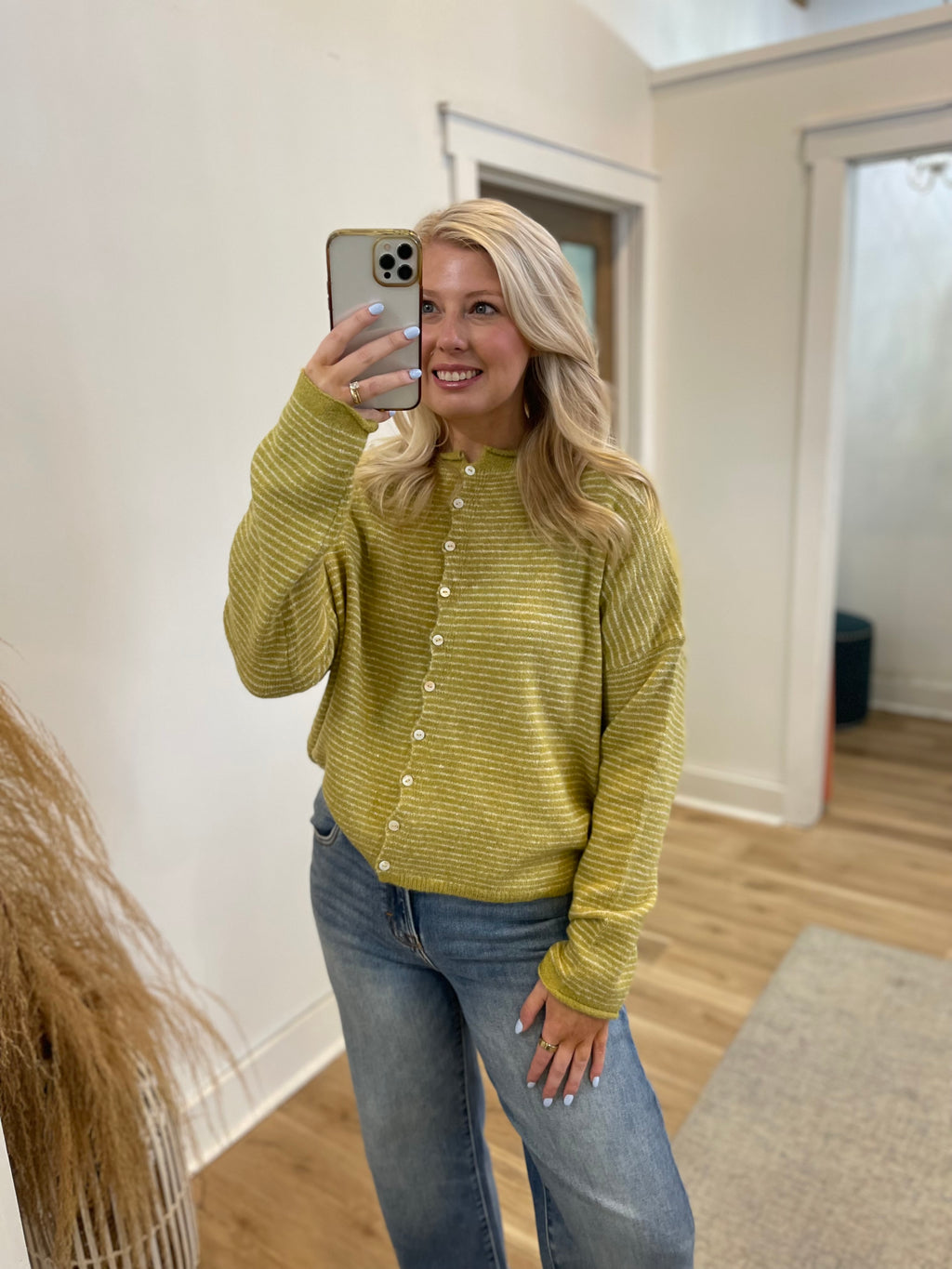 Ella Pin Stripe Cardigan