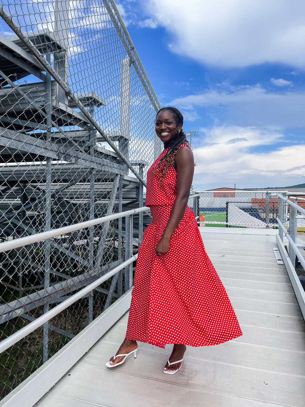 Karina Polka Dot Skirt