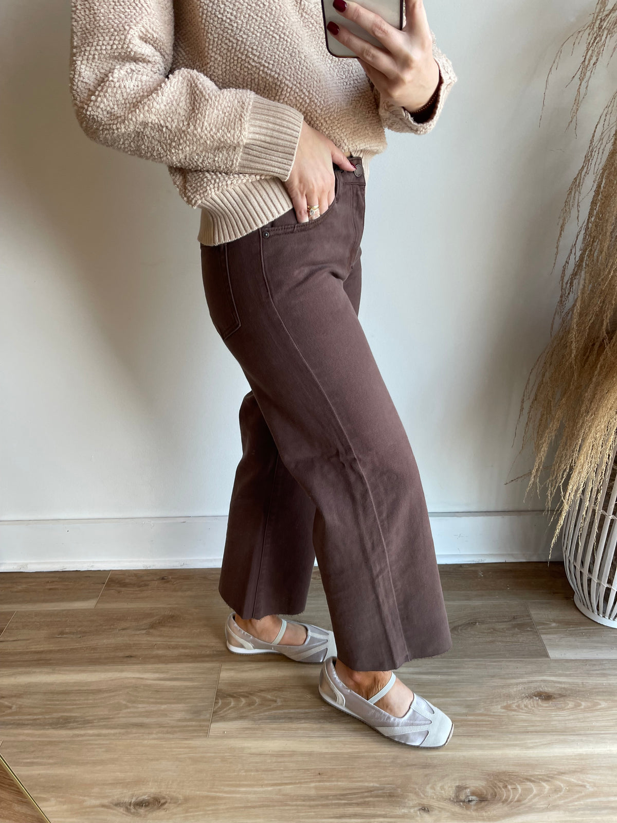 Carson Slim Wide Leg Jean