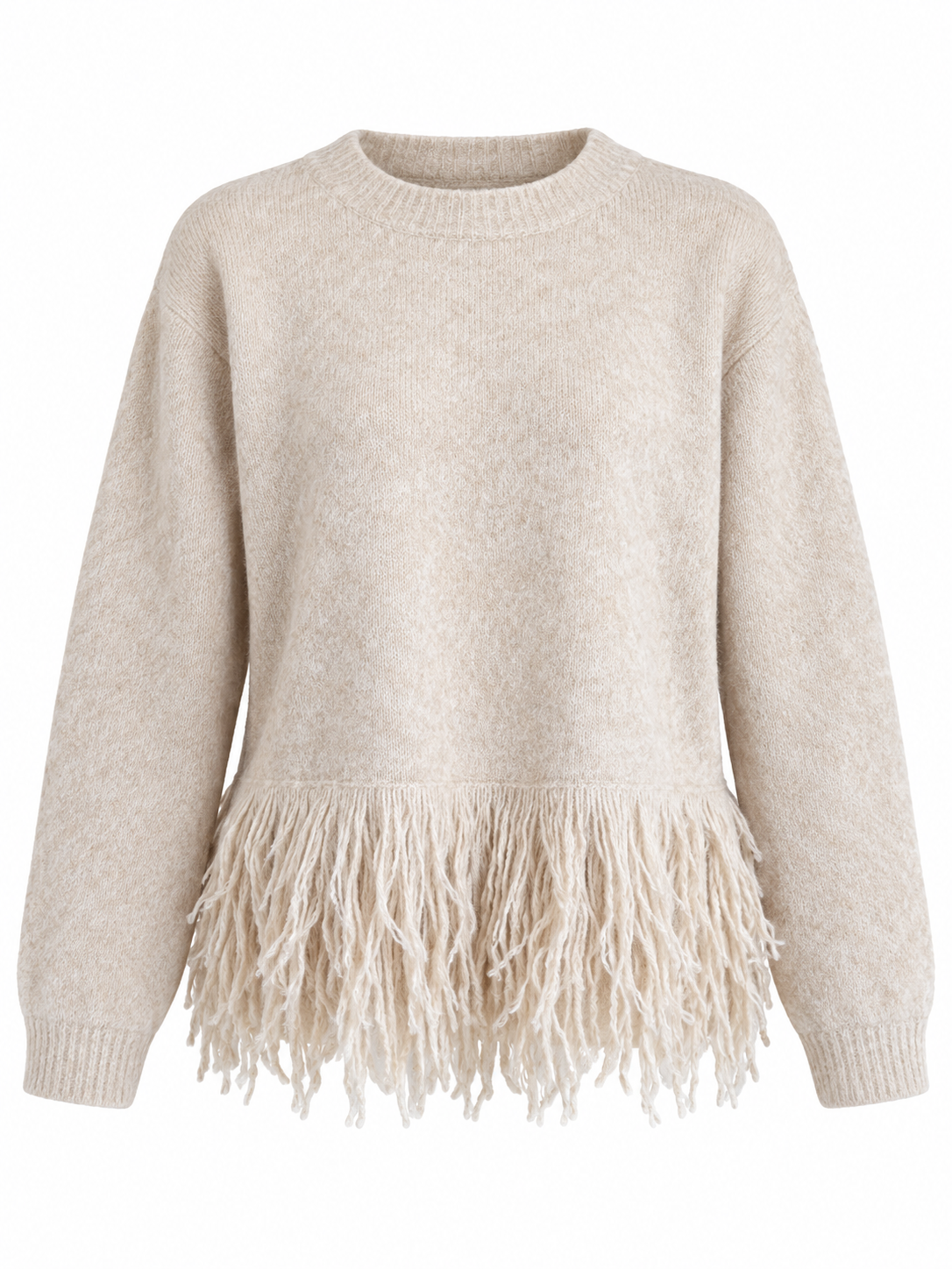 Amber Fringe Knit Top