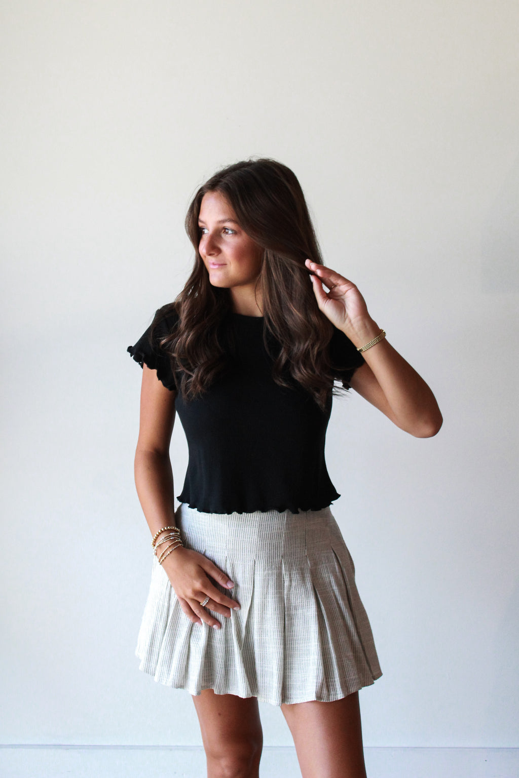 Pamela Pleated Skort