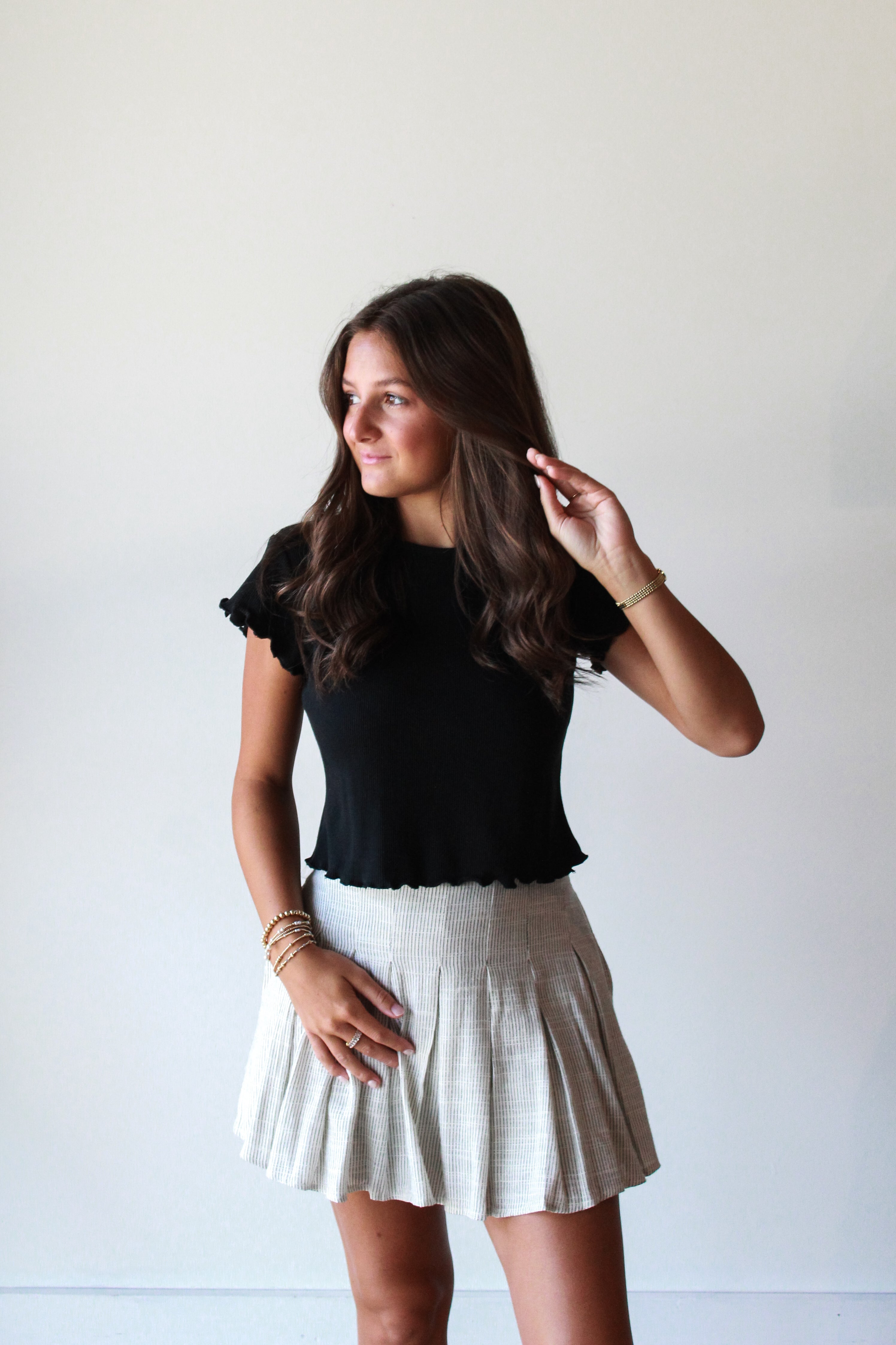 Pamela Pleated Skort