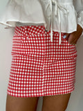 The Micro Mini Skirt - Gingham