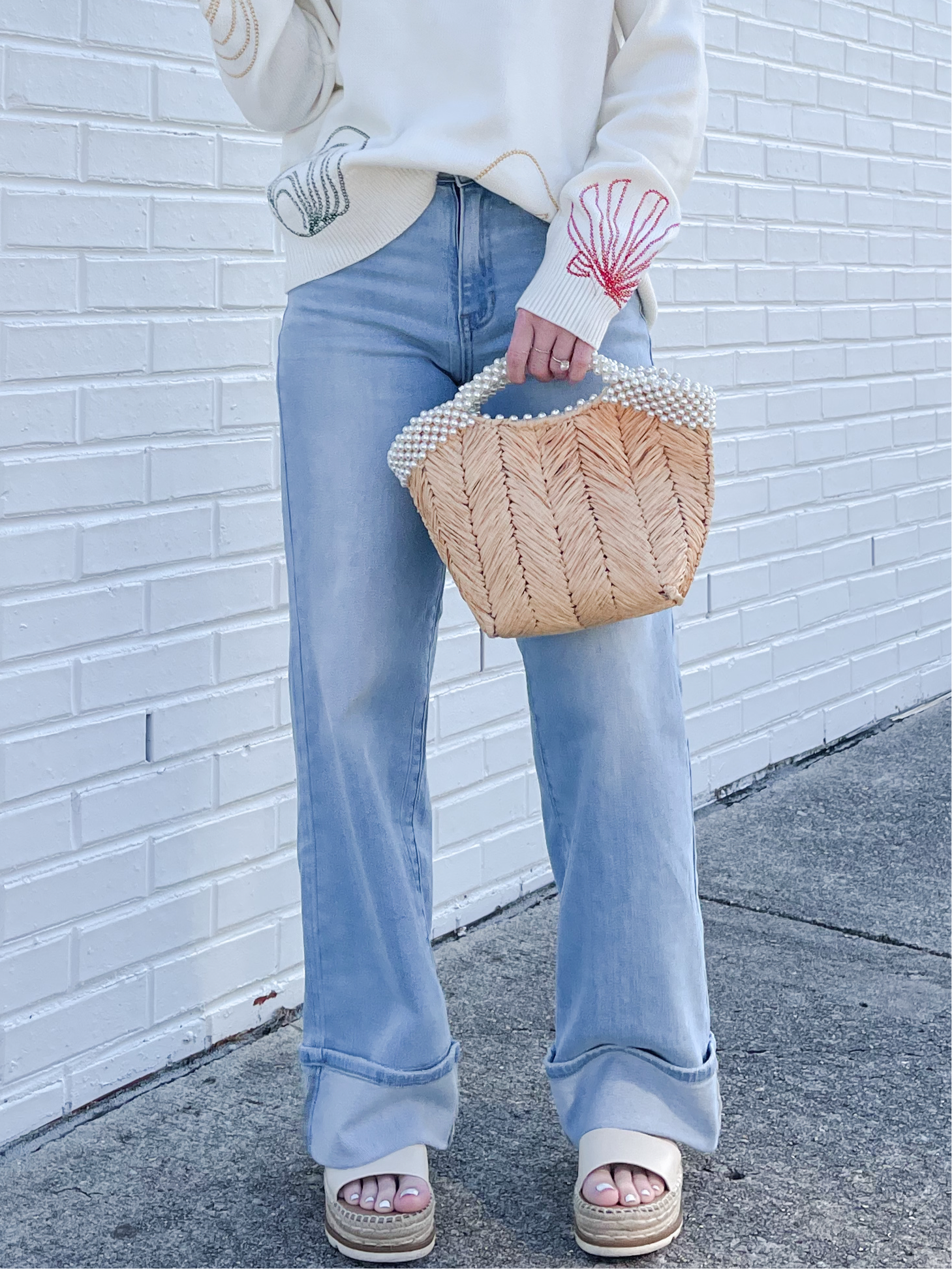 Daze Far Out High Rise Leg