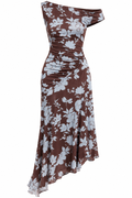 Lena One Shoulder Midi Dress