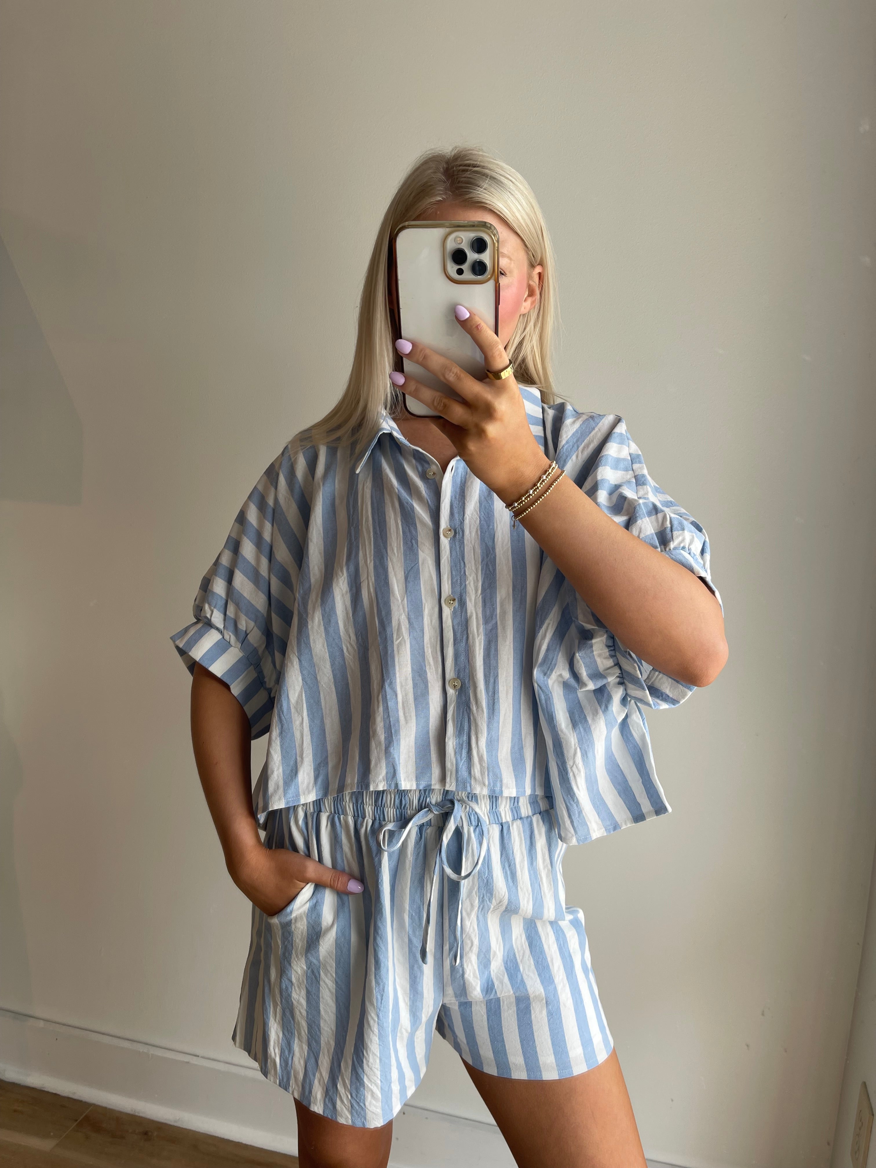 Sadie Stripe Short Set