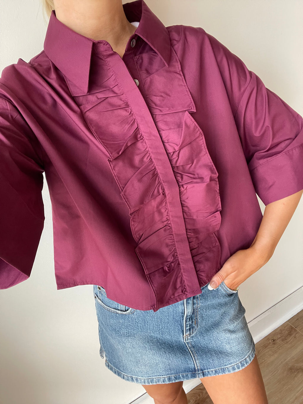 Margo Ruffle Top