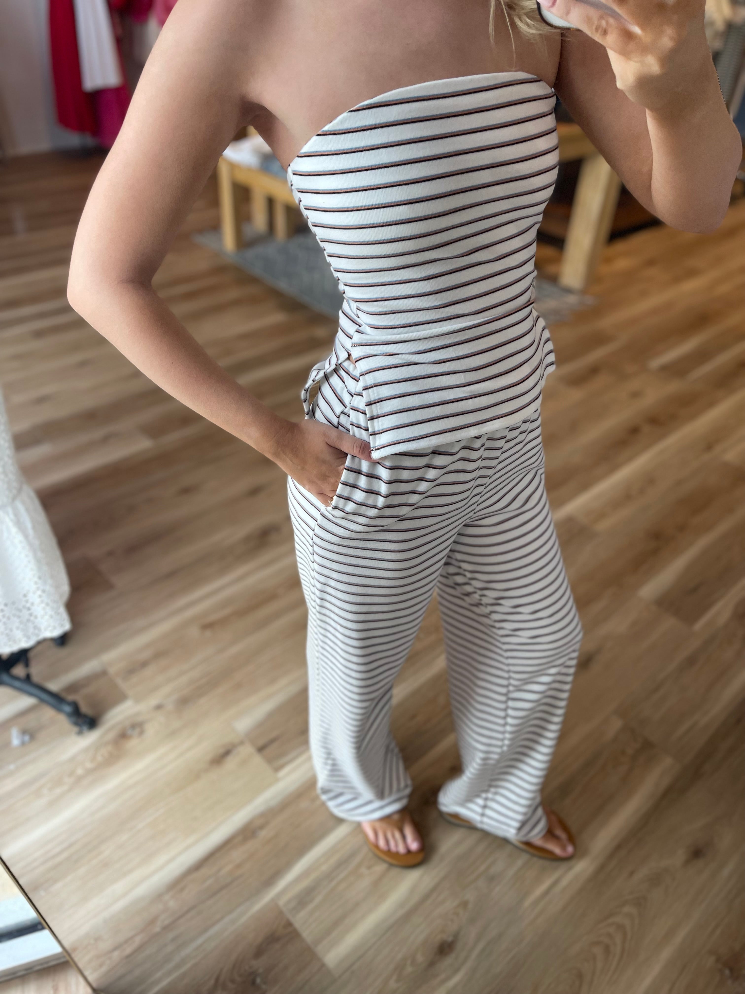 Bailey Striped Lounge Pants