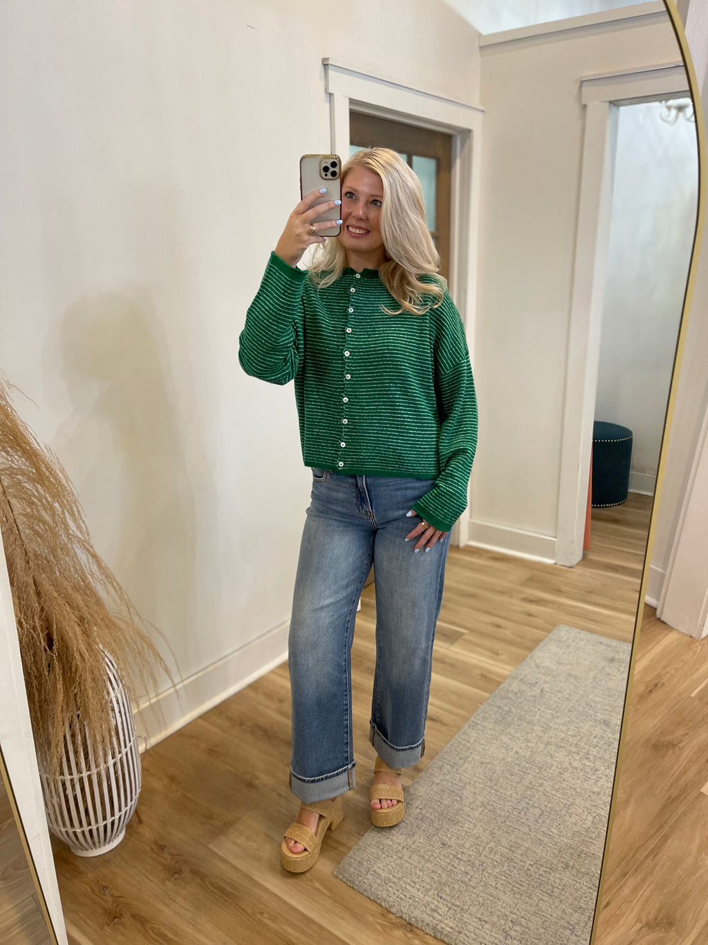 Ella Pin Stripe Cardigan