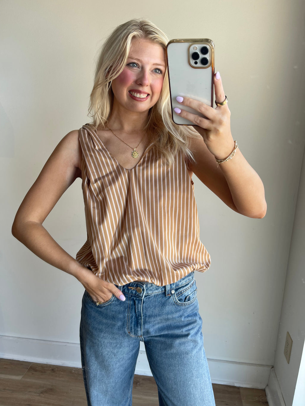 Ellie Stripe Top