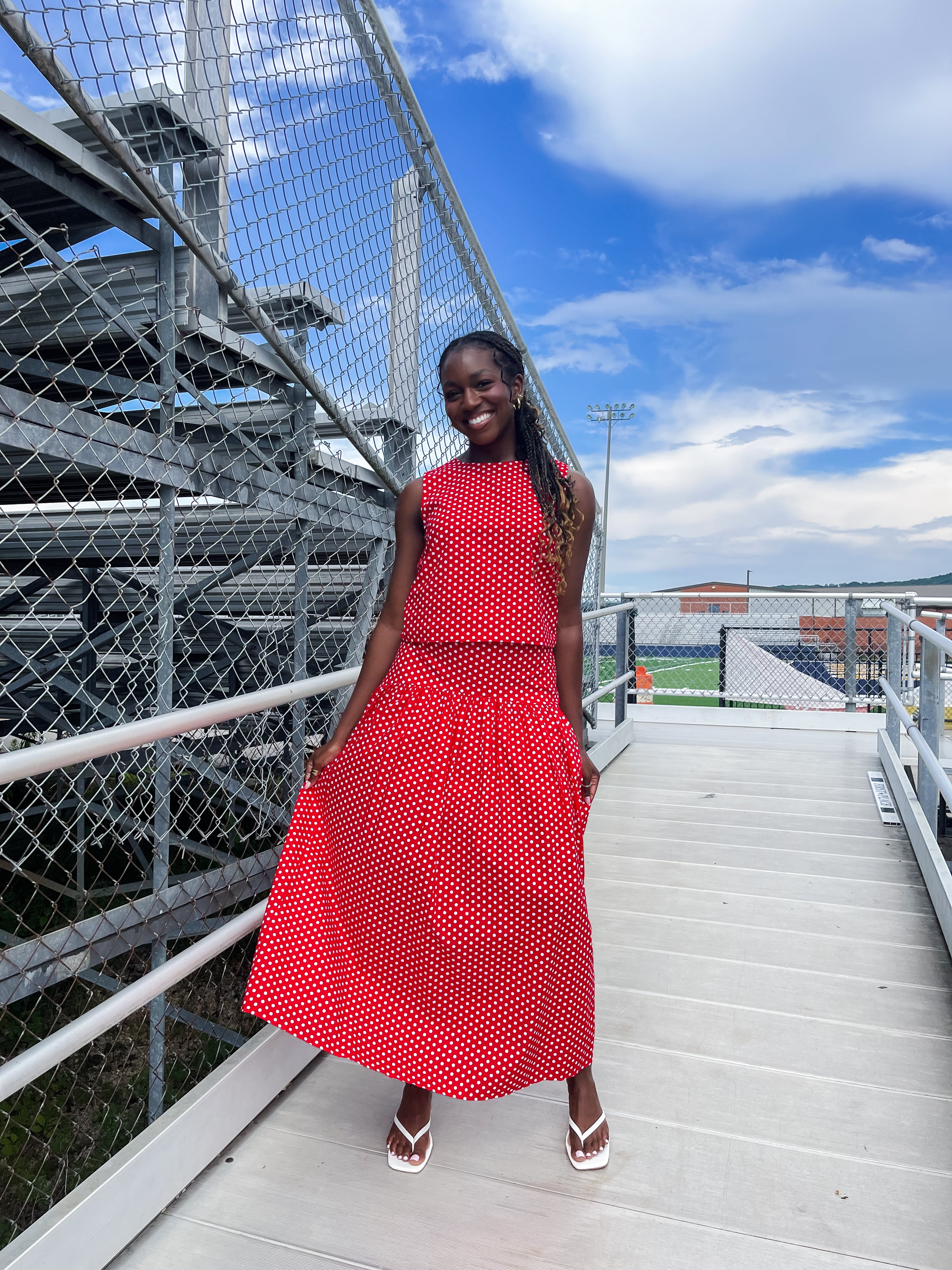 Karina Polka Dot Skirt