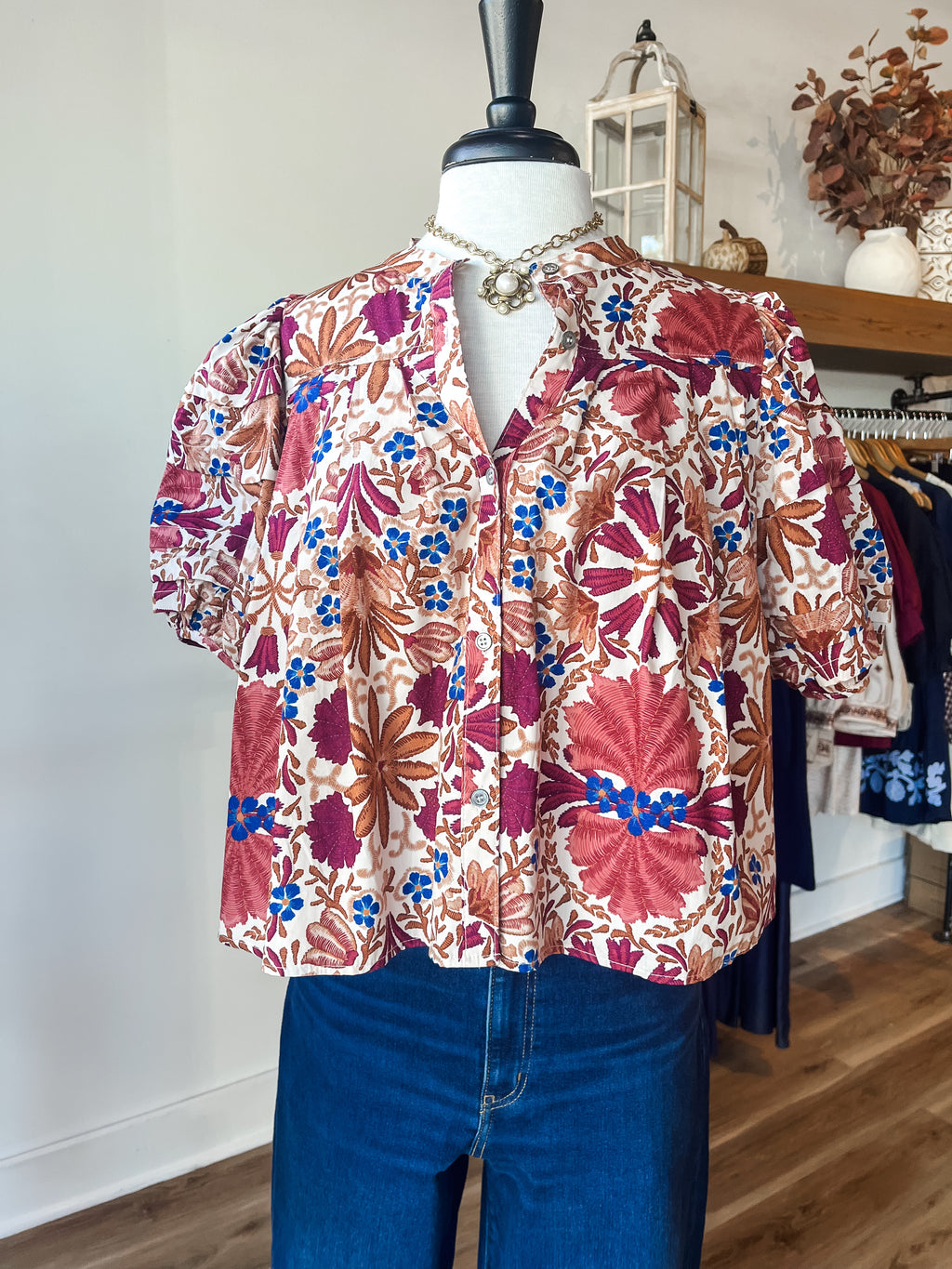 Amber Puff Sleeve Top