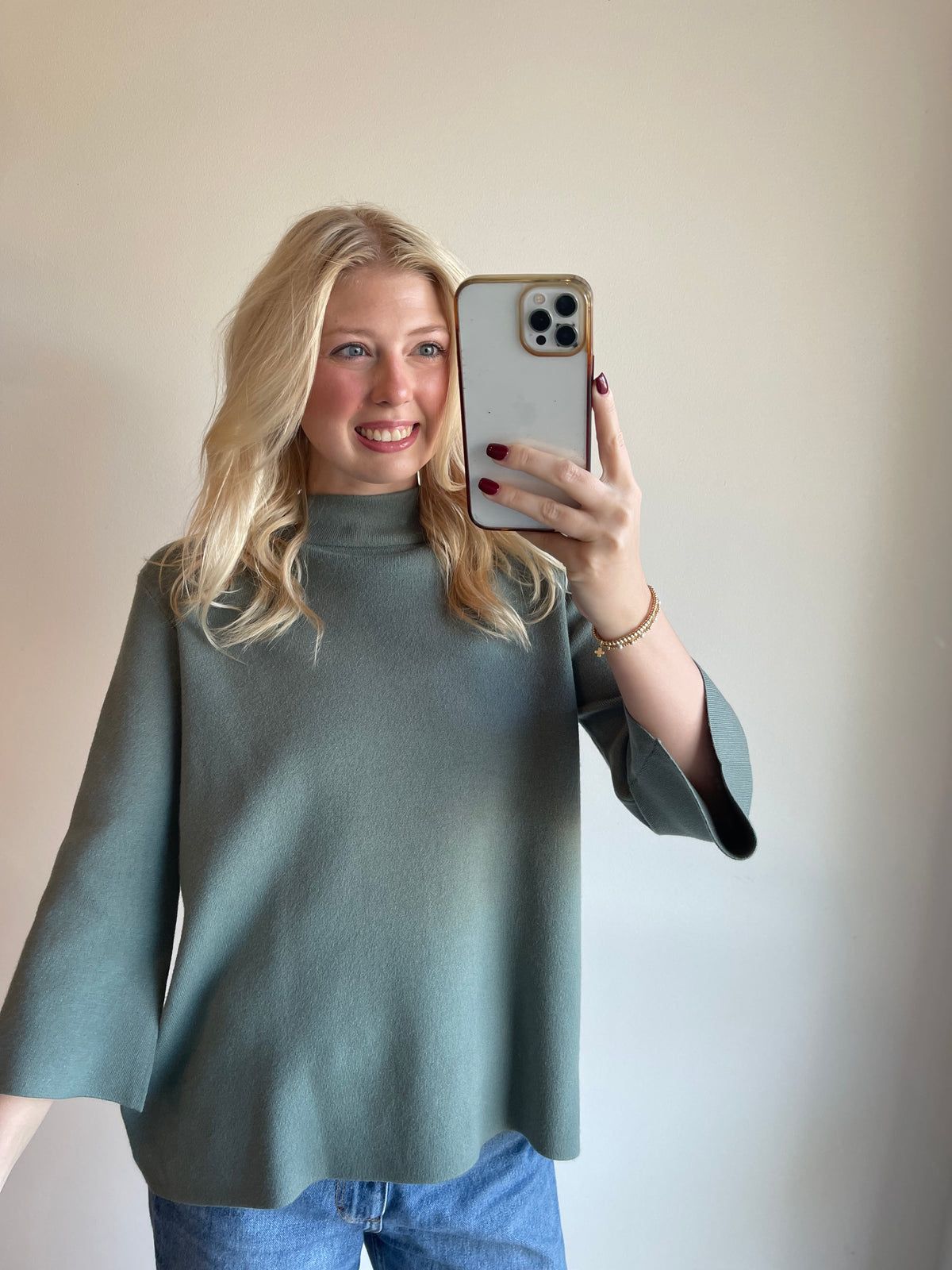 Ella Mock Neck Sweater