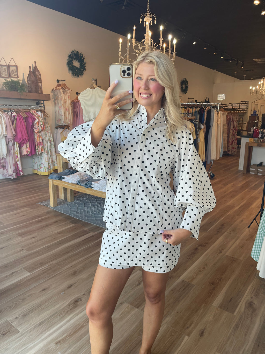 Frankie Polka Dot Top