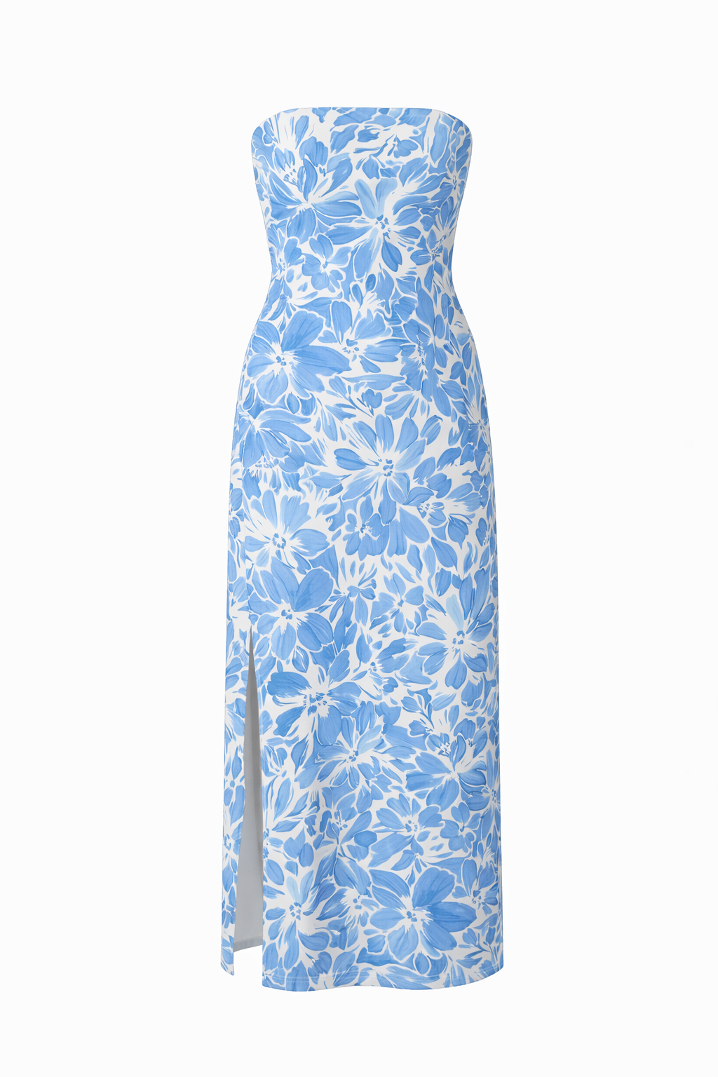 Afterglow Strapless Maxi Dress