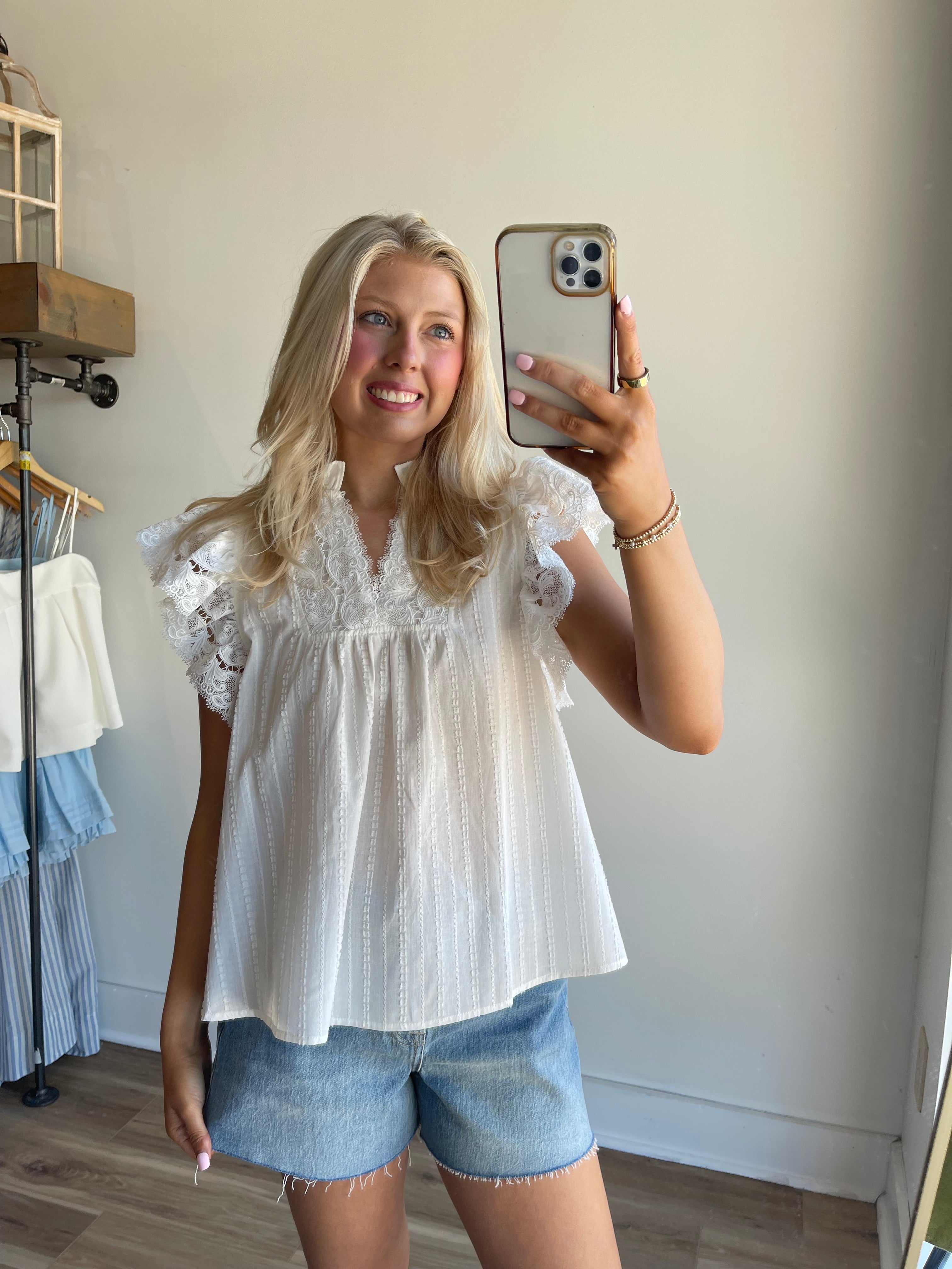 Annabelle Ruffle Top