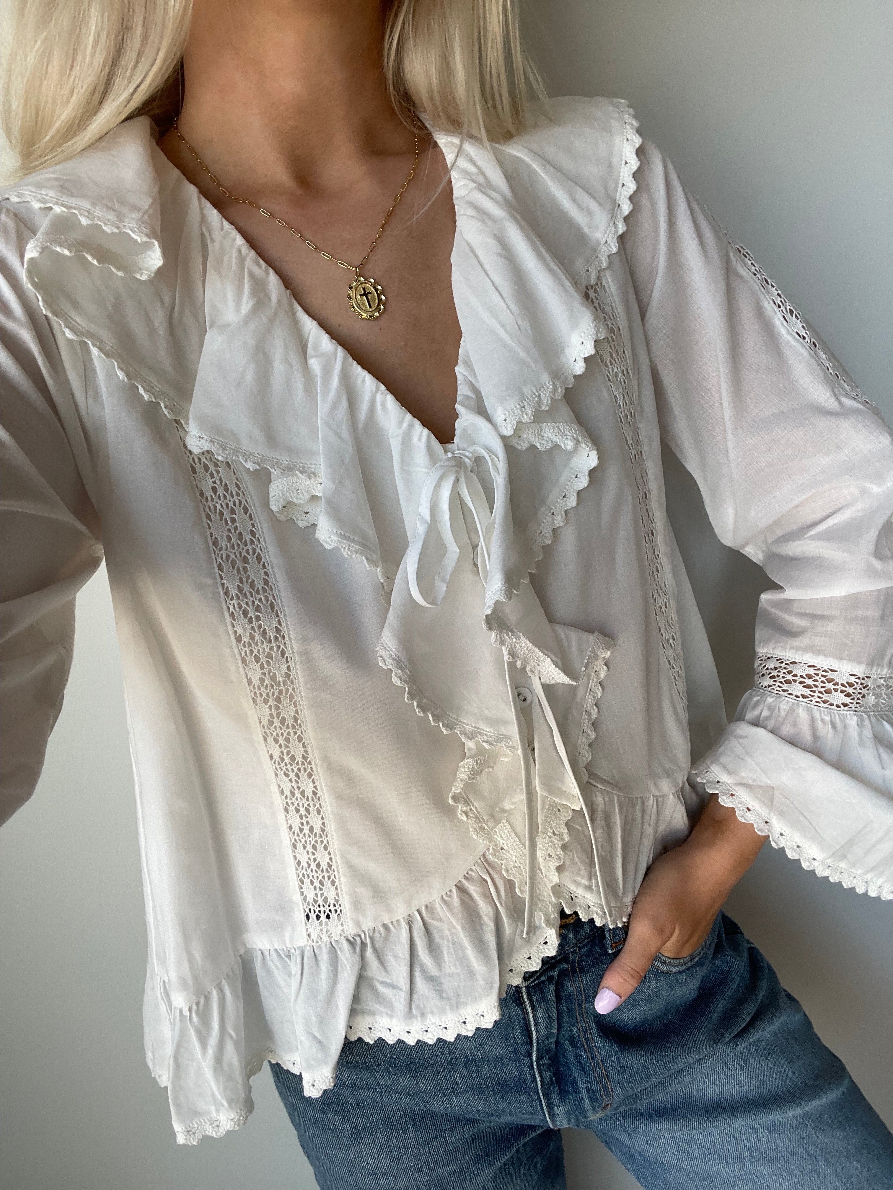 Valerie Ruffle Blouse