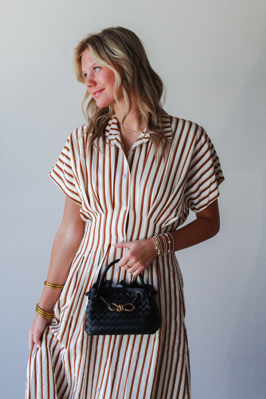 Nancy Striped Maxi Dress