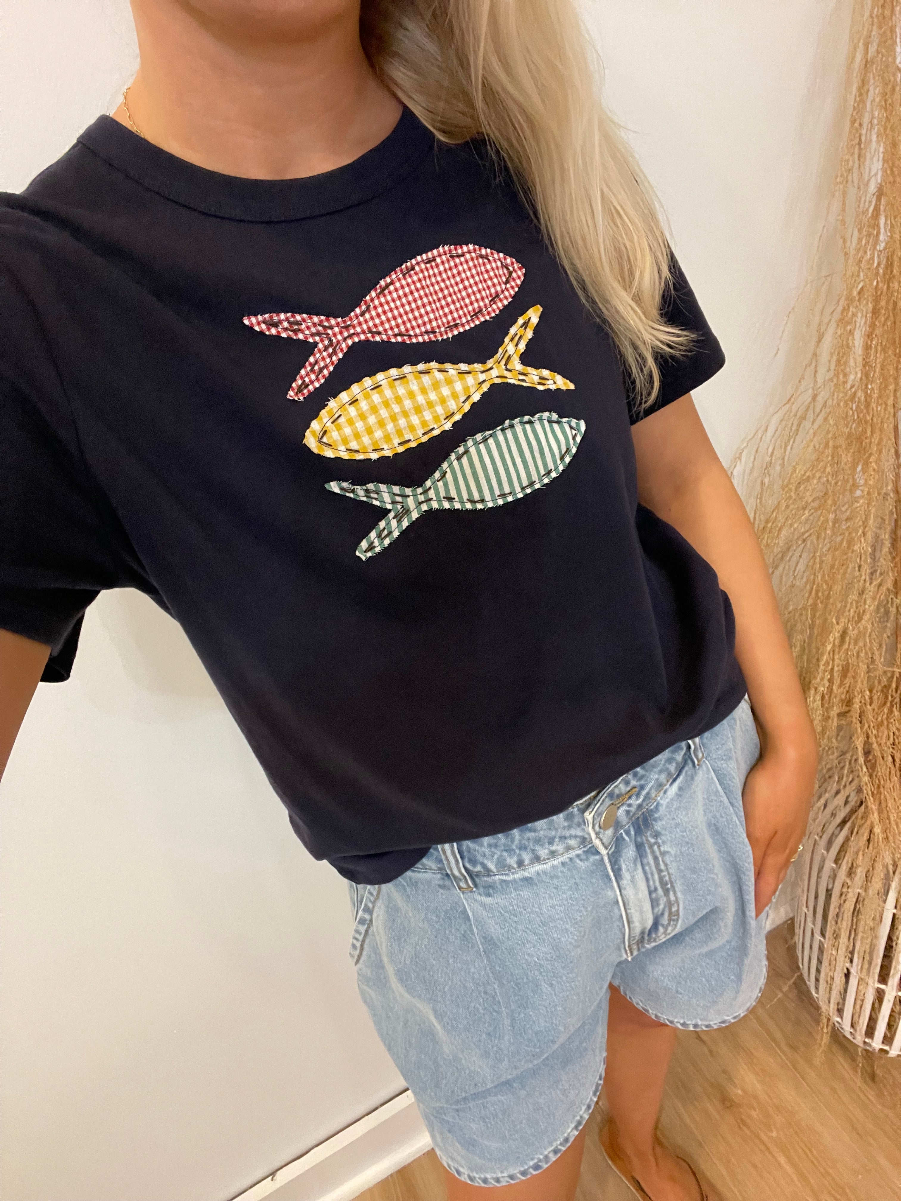 Patchwork Fish T-Shirt
