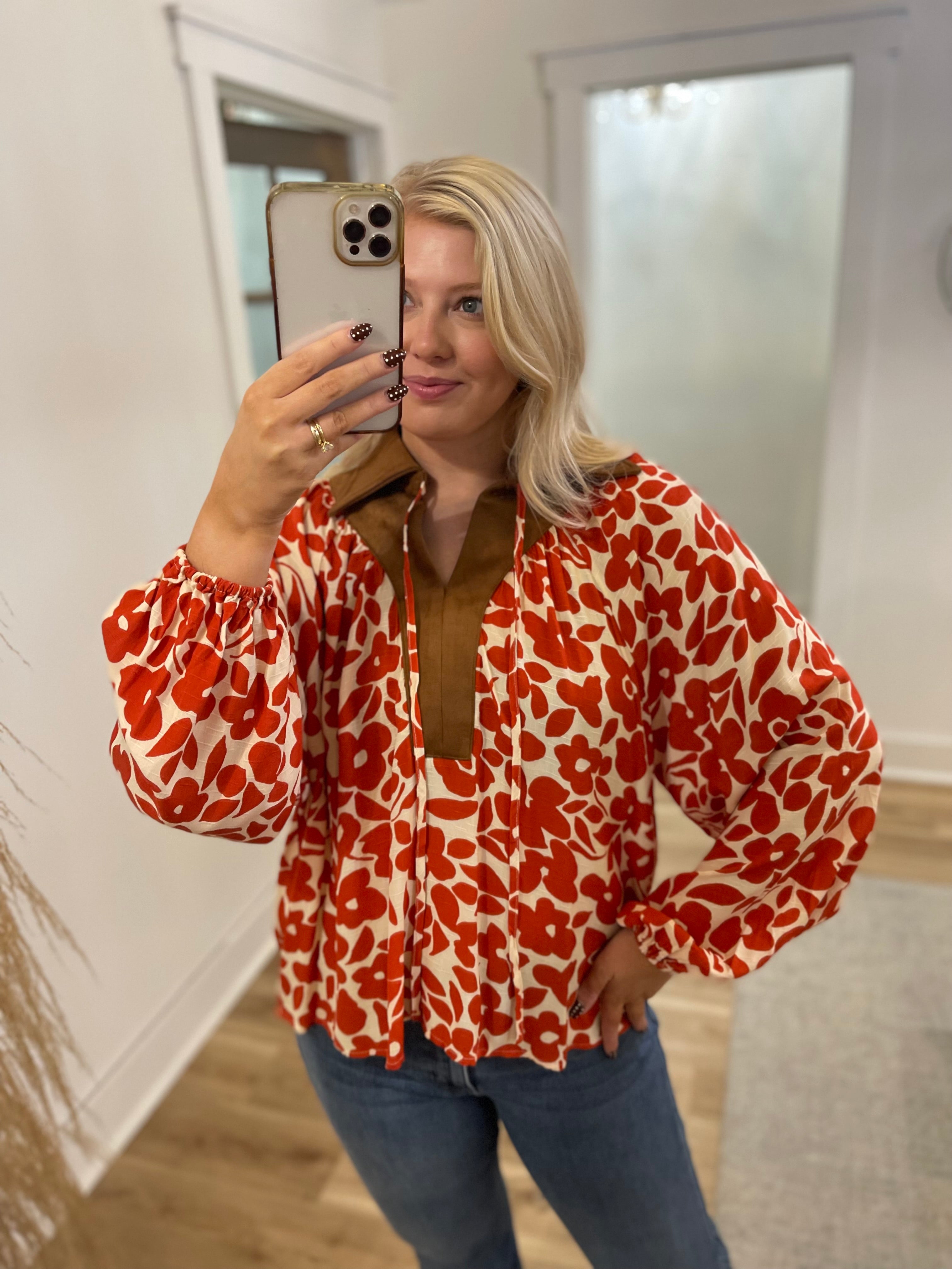 Annie Floral Top