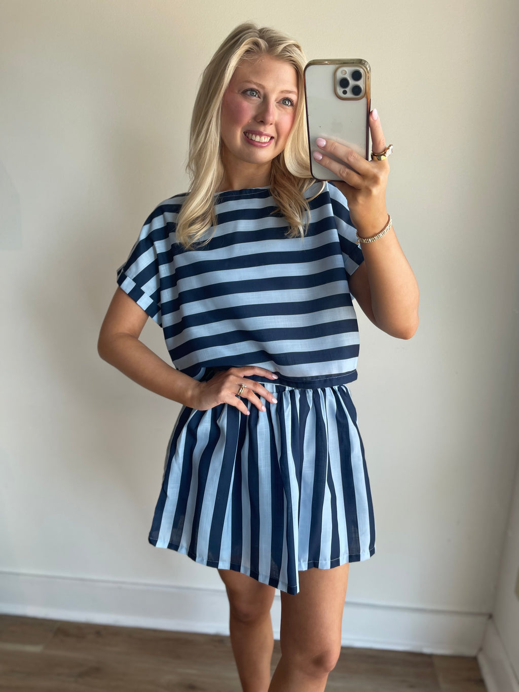 Maeve Striped Skirt
