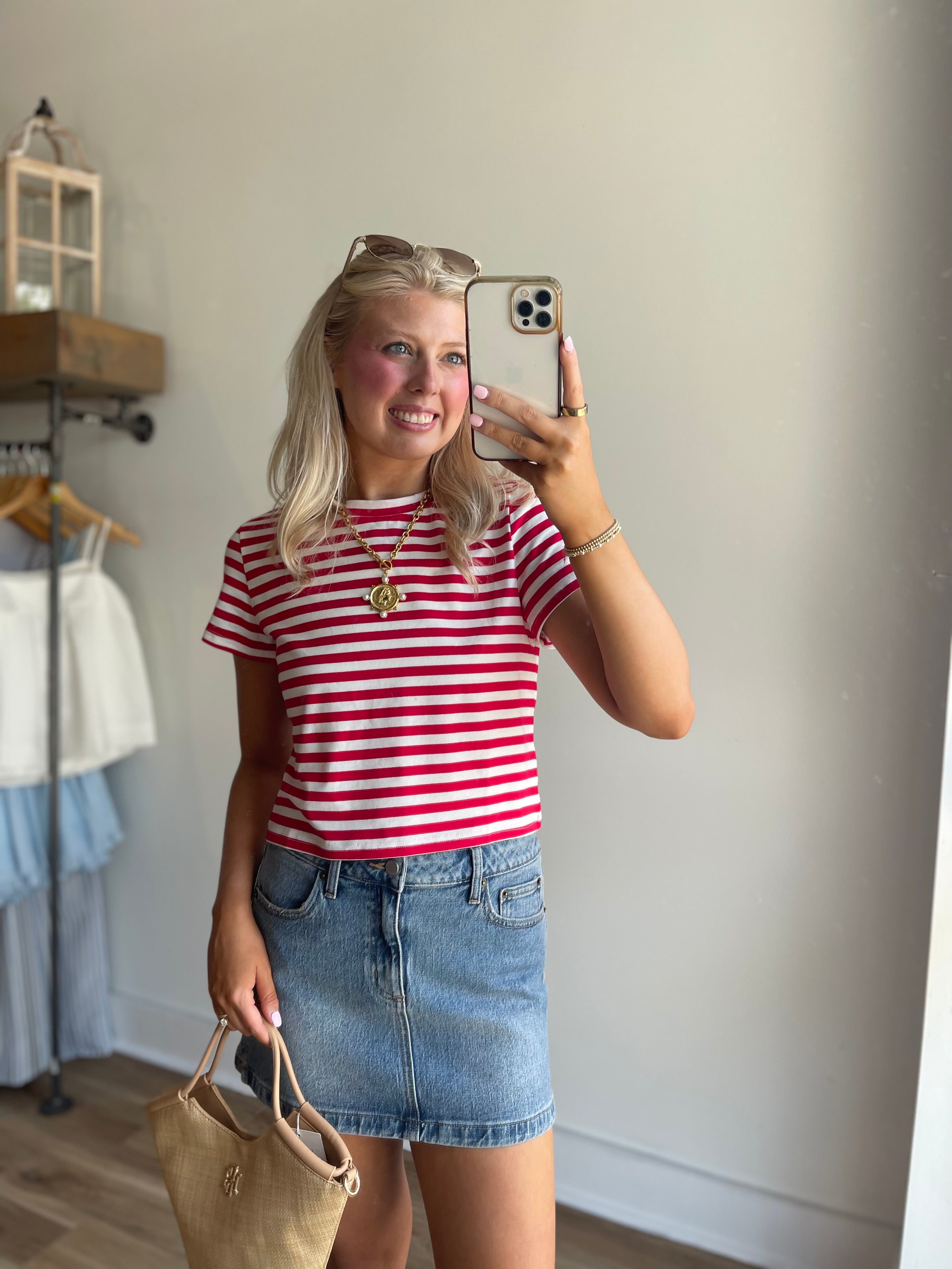 Emersyn Striped Top
