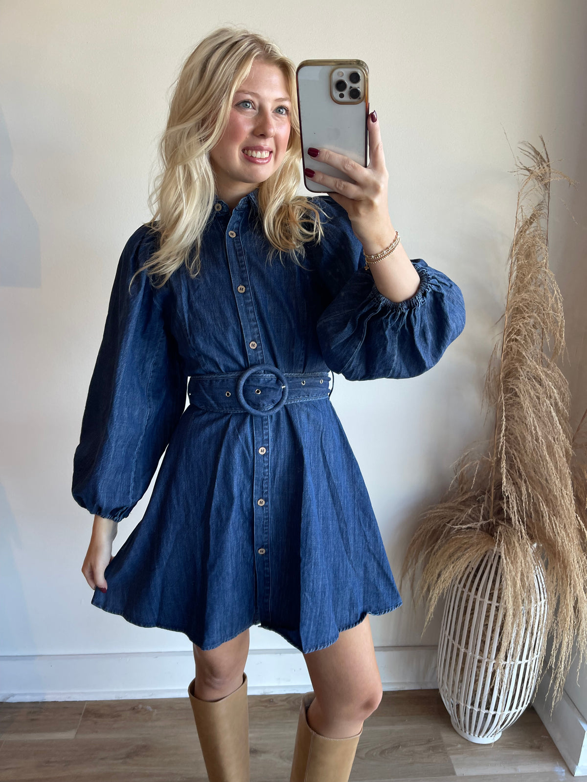 Demi Denim Mini Dress